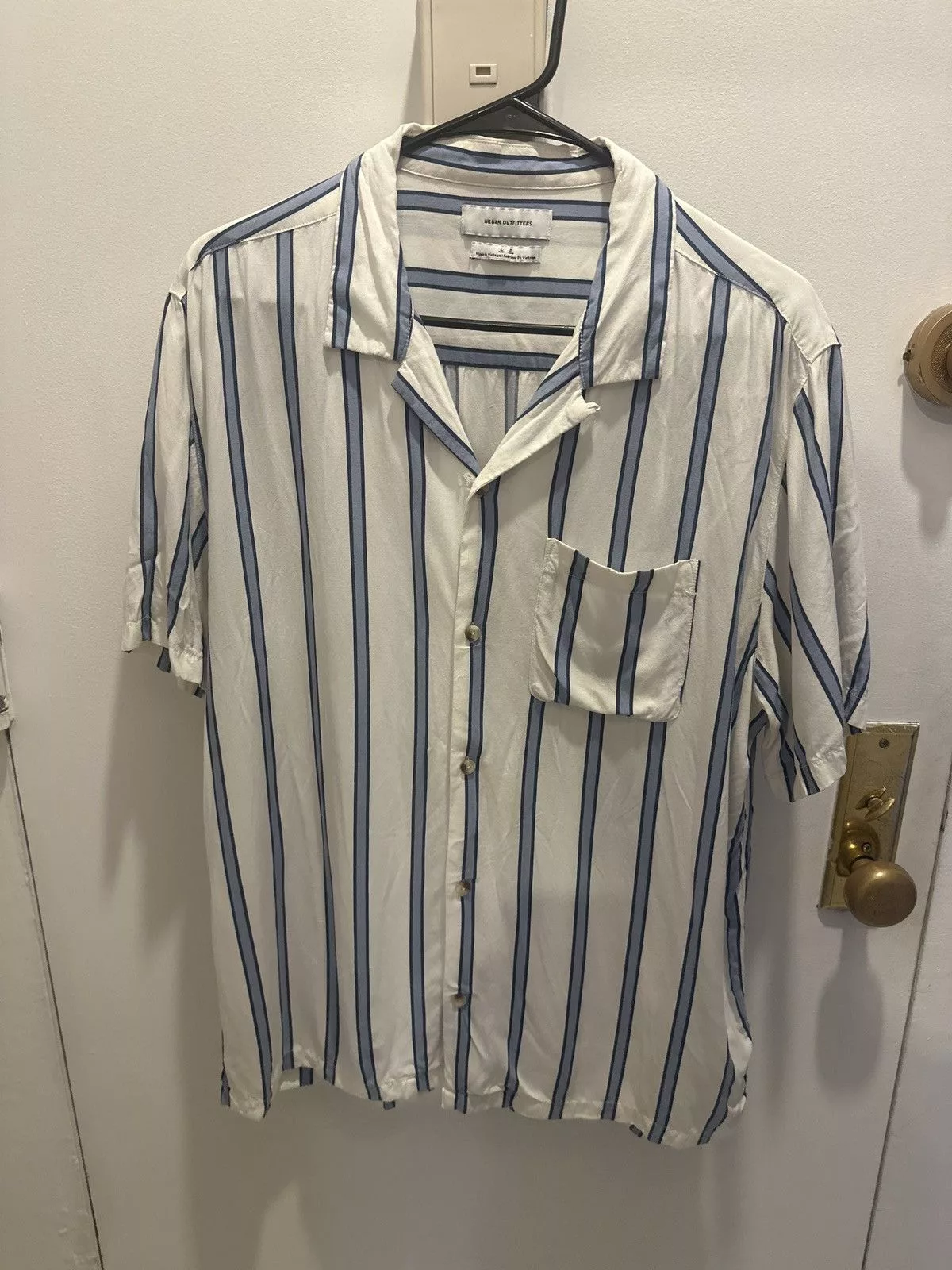 Urban Outfitters Shirts Button Ups Urban Outfitters White Stripped Button Up
