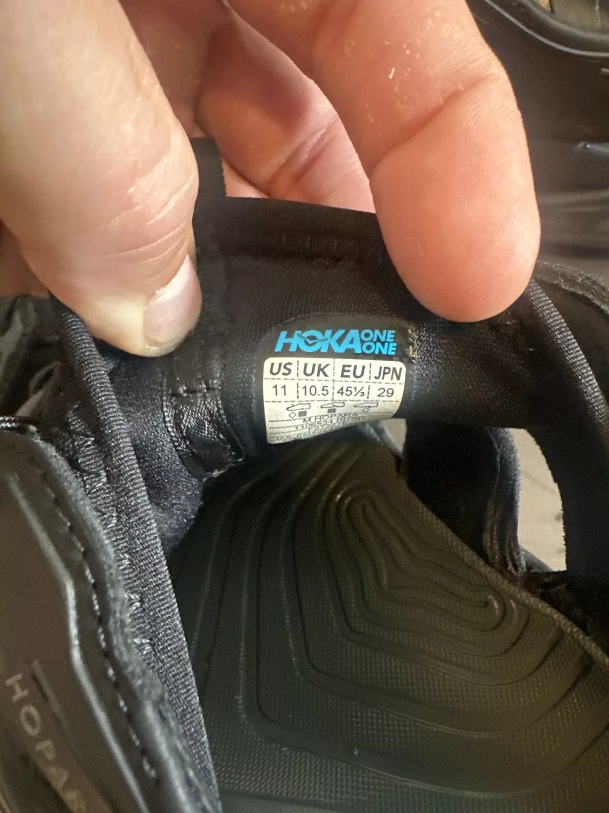 Hoka Sandals Hoka Hopara I - black - size 11 - barely worn