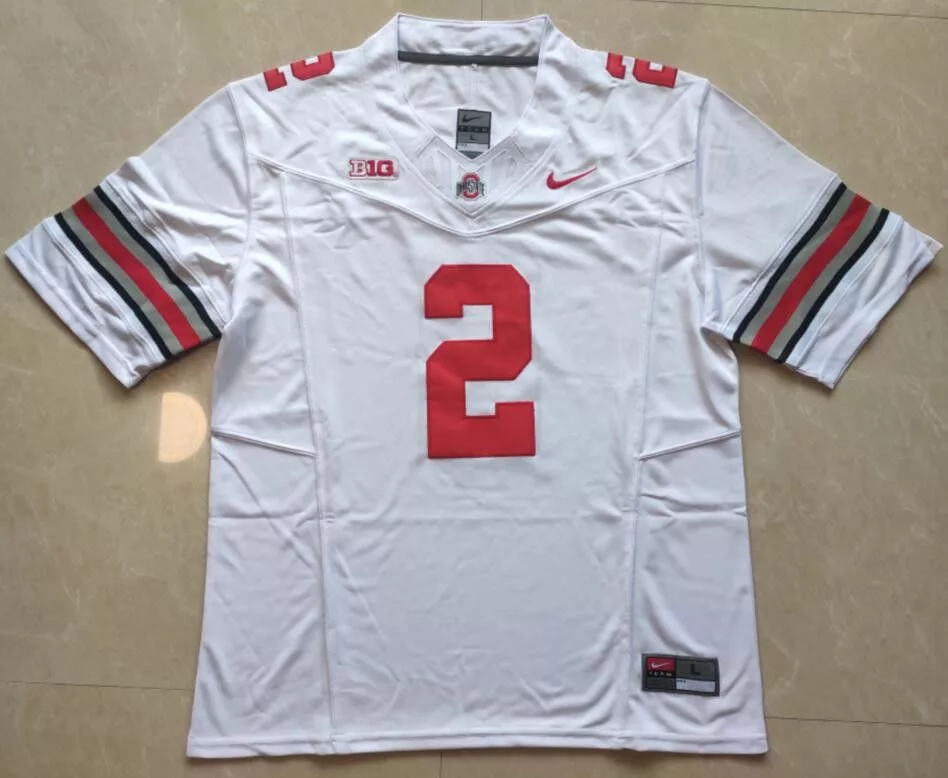 Other Jerseys Other Men's Ohio State Buckeyes #2 Caleb Downs Jersey White