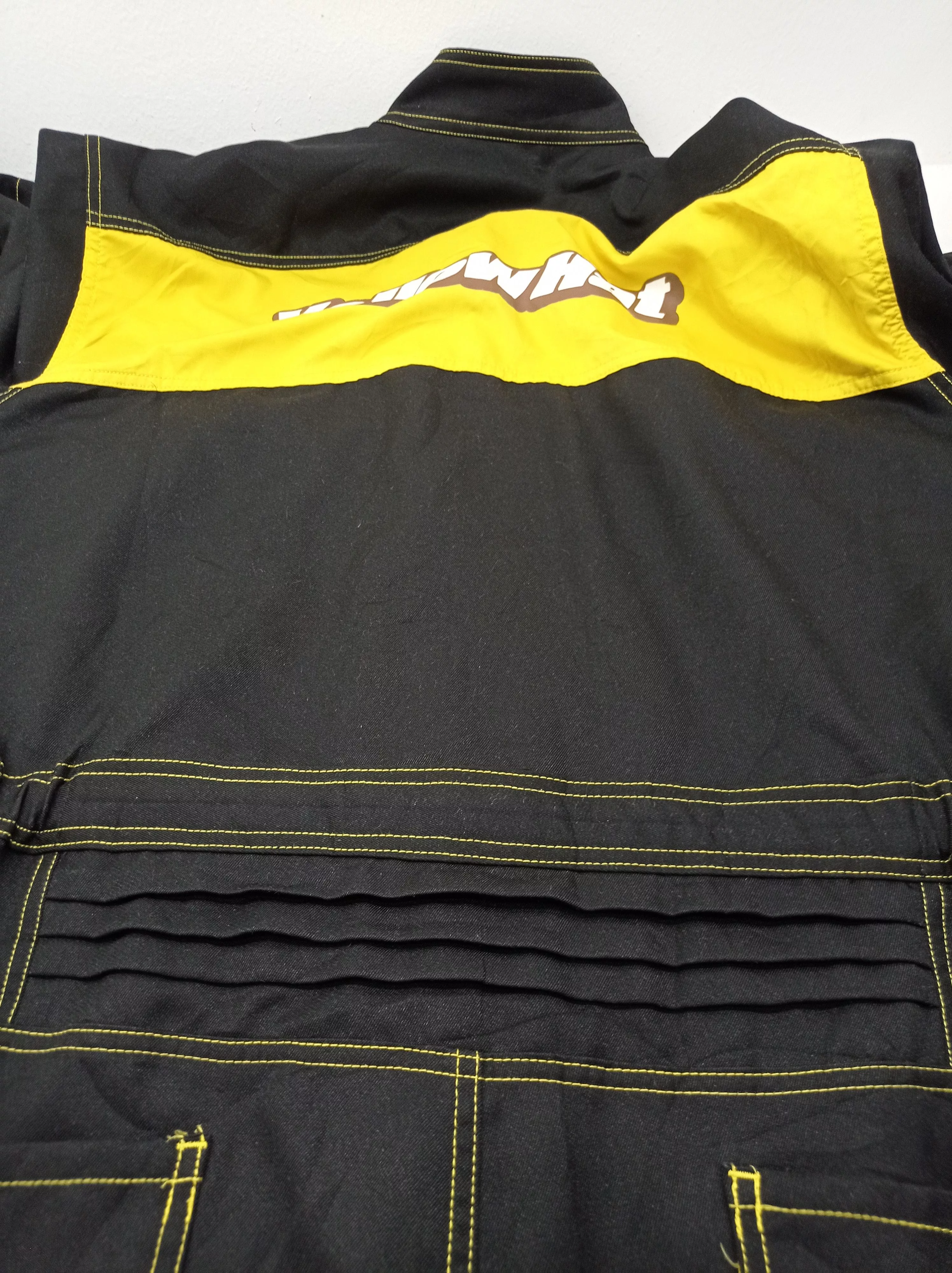 Other Overalls Jumpsuits Other Yellow Hat Coverall Black Workwear