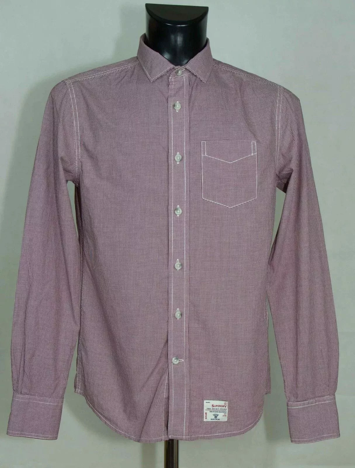 Superdry Shirts Button Ups SUPERDRY SHIRT LONG SLEEVE COTTON SIZE M Multi
