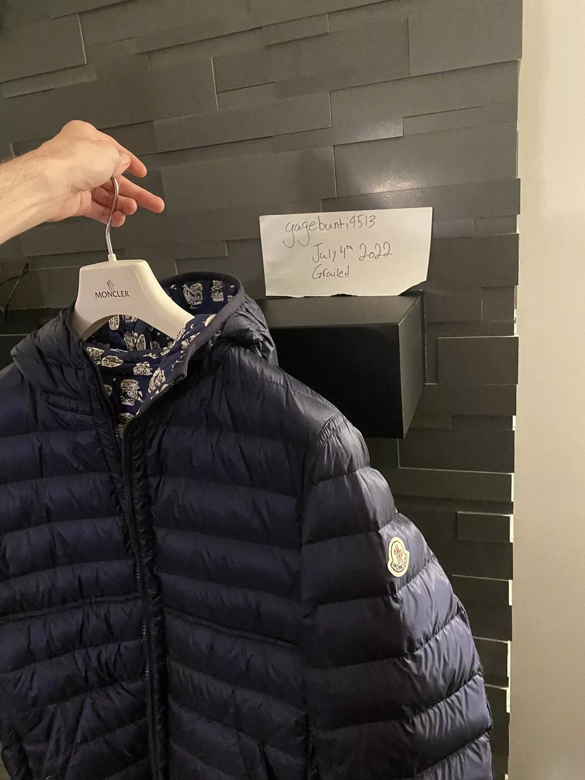 Moncler Light Jackets Moncler Oise reversible jacket Blue