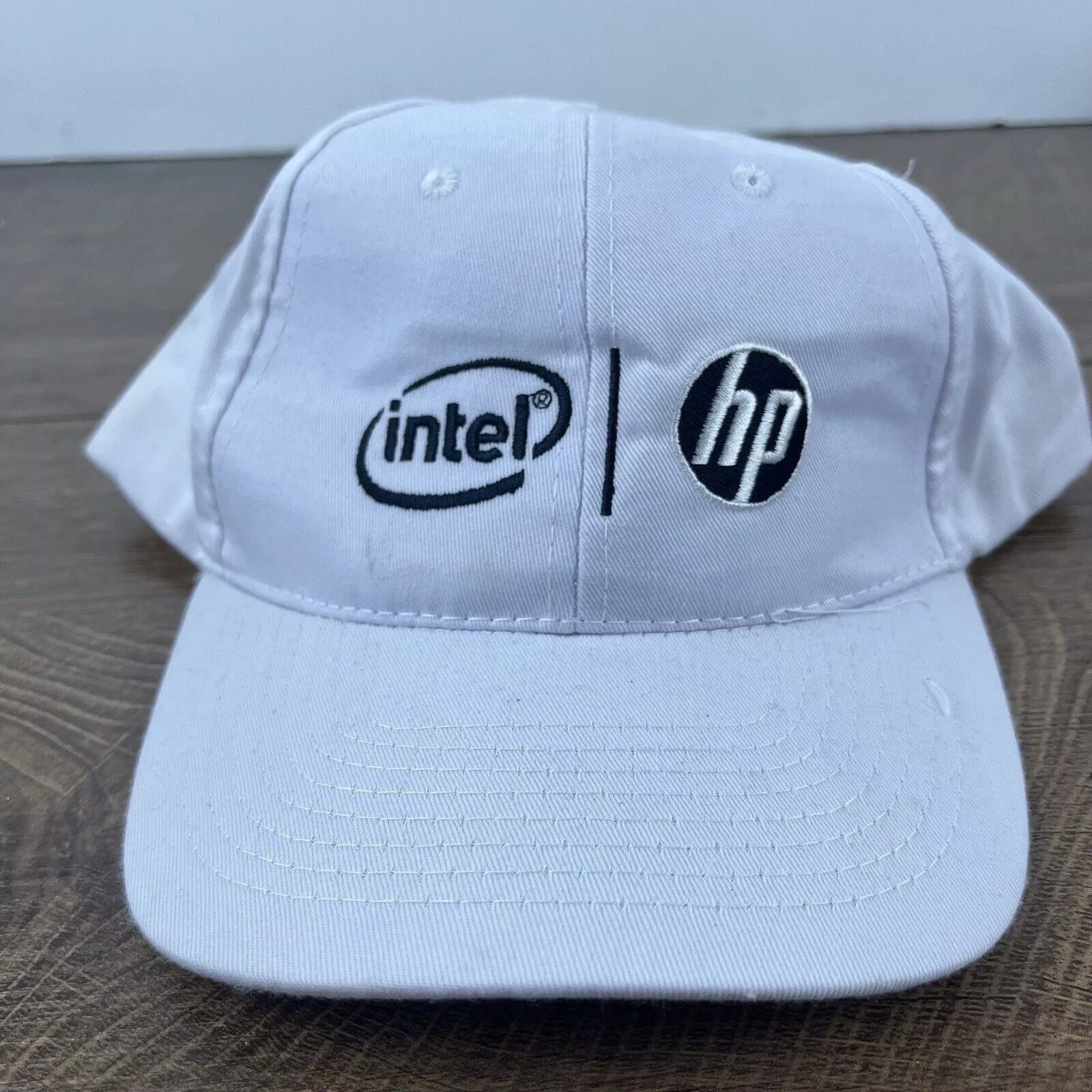 Other Hats Other Intel HP Hat Baseball Adjustable Hat White Adjustable Hat Ad
