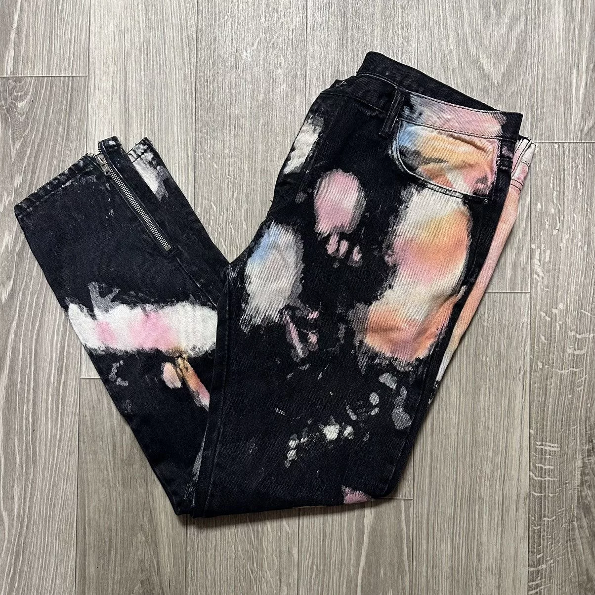 MNML Casual Pants Splatter Paint MNML Black Jeans Streetwear