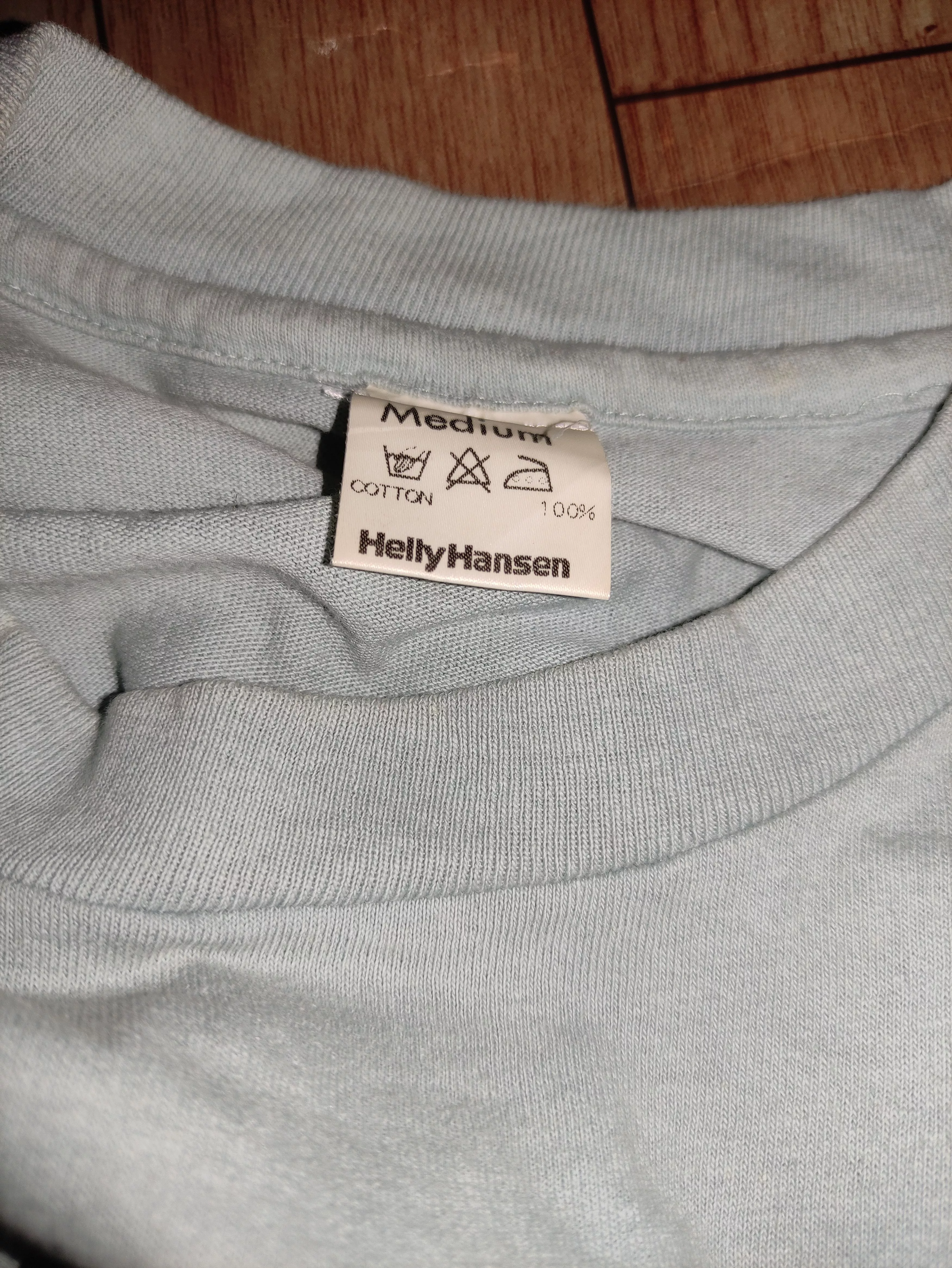 Helly Hansen Short Sleeve T Shirts Helly Hansen × Vintage Vintage Halley Hansen Shirt Blue