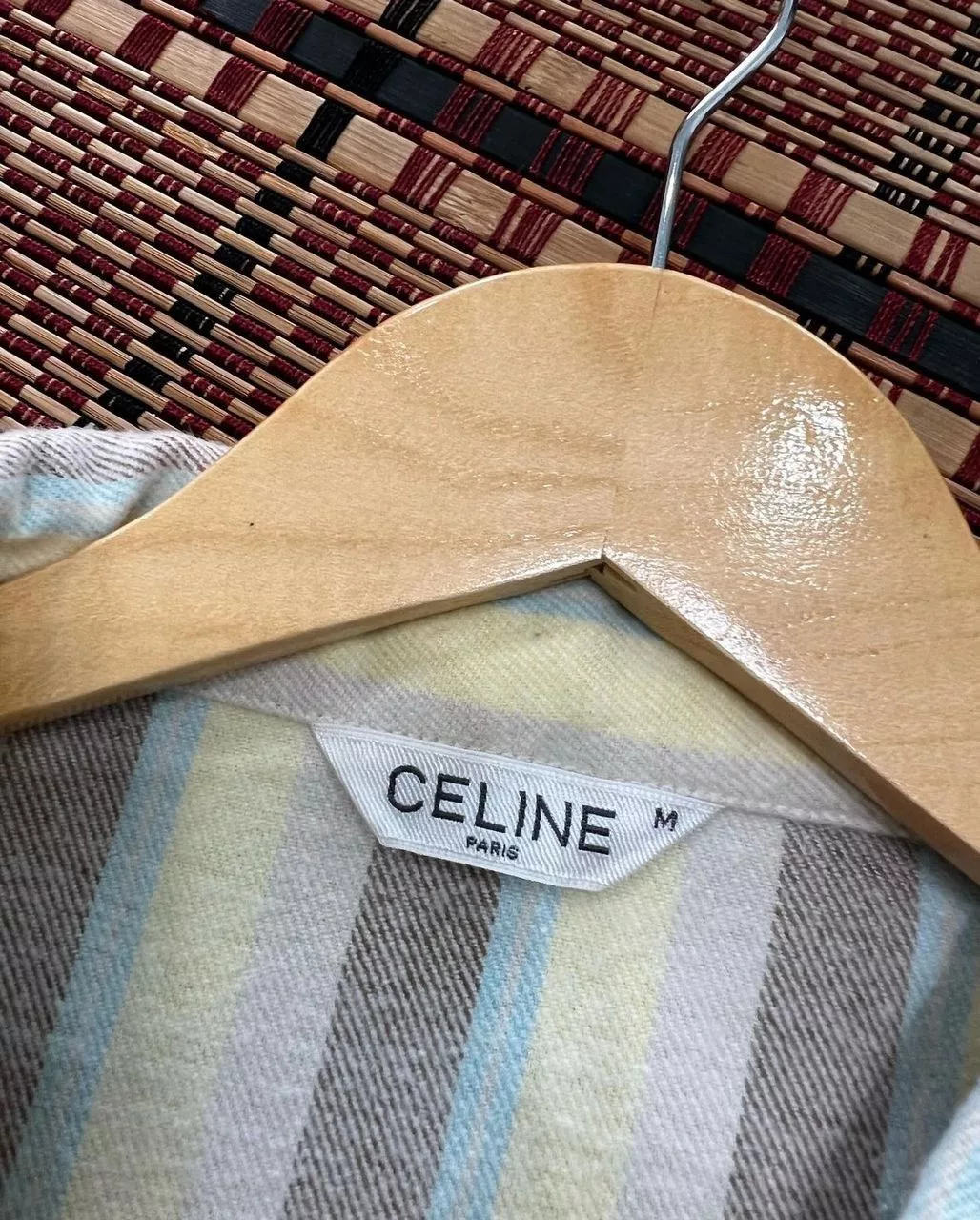 Celine Shirts Button Ups Celine Button Up Pyjamas Shirt Yellow