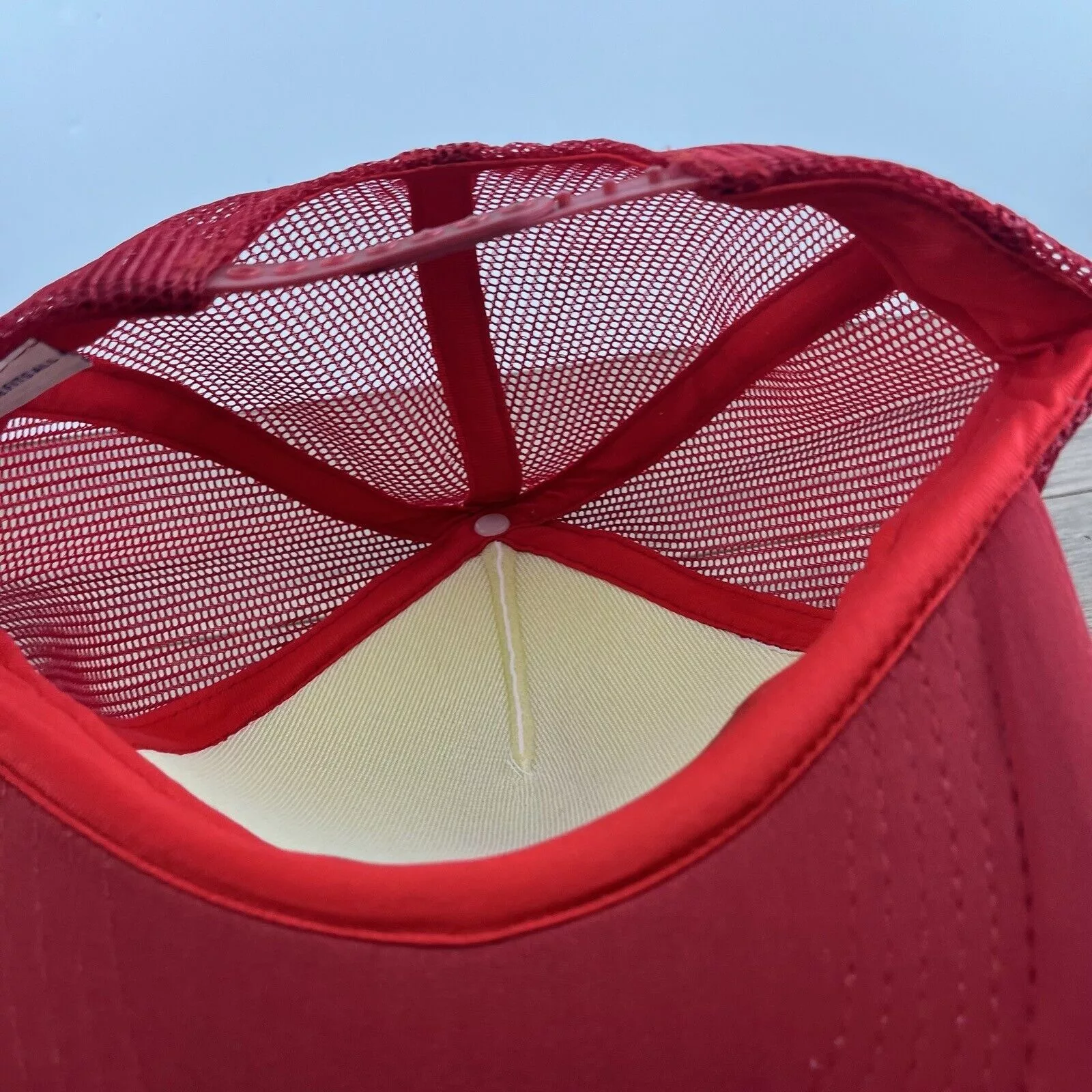 Other Hats Other Crestline Hat The Window Specialist Hat Red Adjustable Hat R