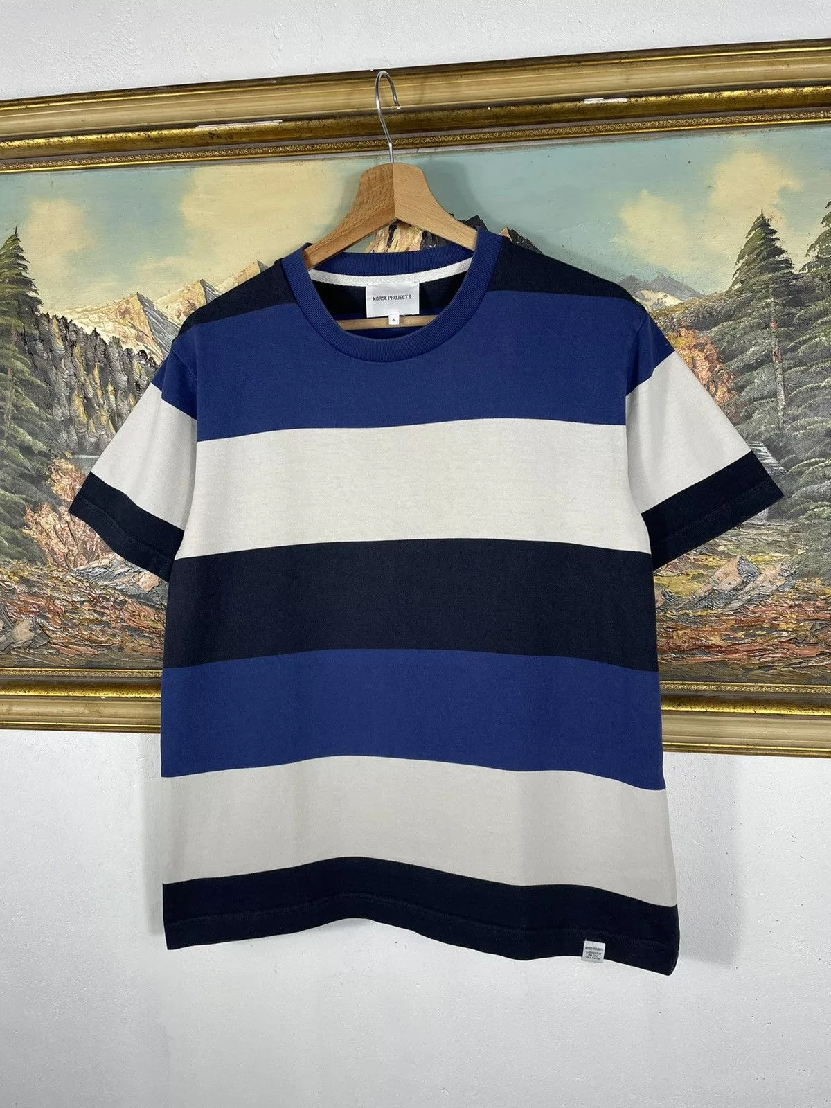 Norse Projects Short Sleeve T Shirts Norse Projects Norse Project Stripped T-shirt tees Multi Streetwear