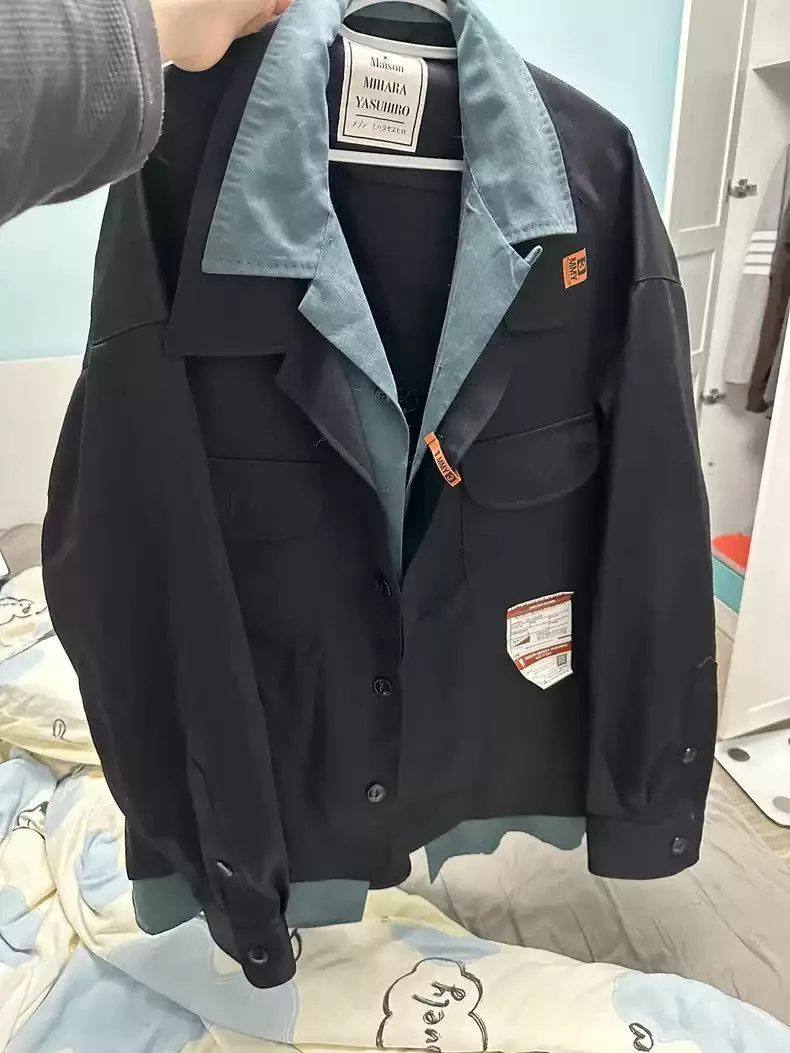 Maison MIHARA YASUHIRO Light Jackets Maison MIHARA YASUHIRO Mihara Yasuhiro splicing suit jacket suit jacket Black