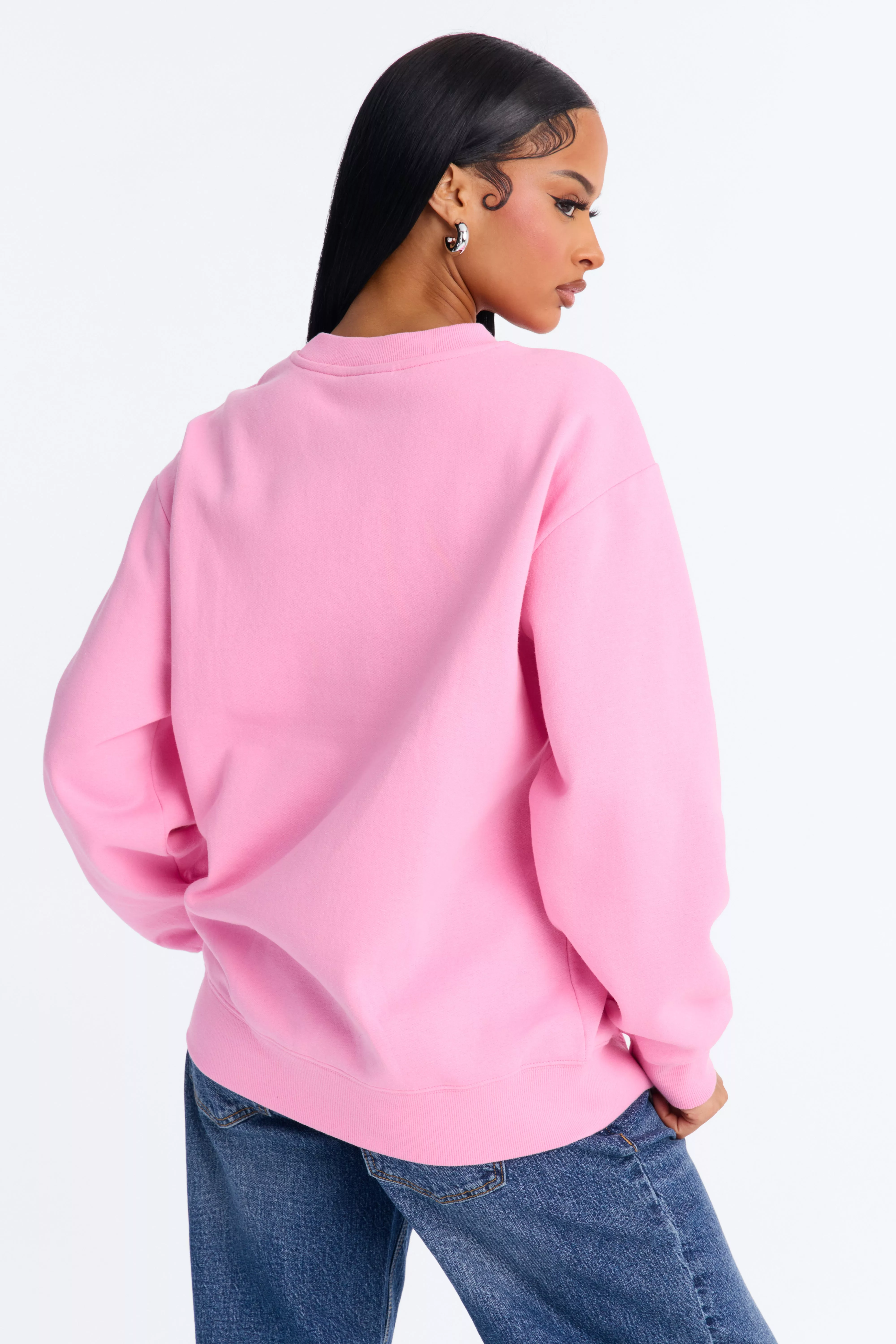 Scream Crew Sweatshirt - Pink