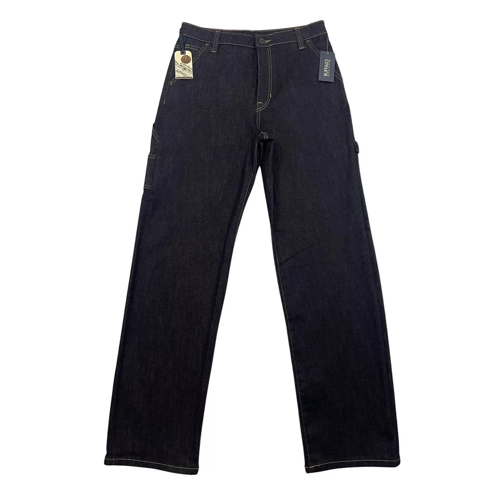 Buffalo David Bitton Jeans Women 29 High Rise Carpenter Jada Blue