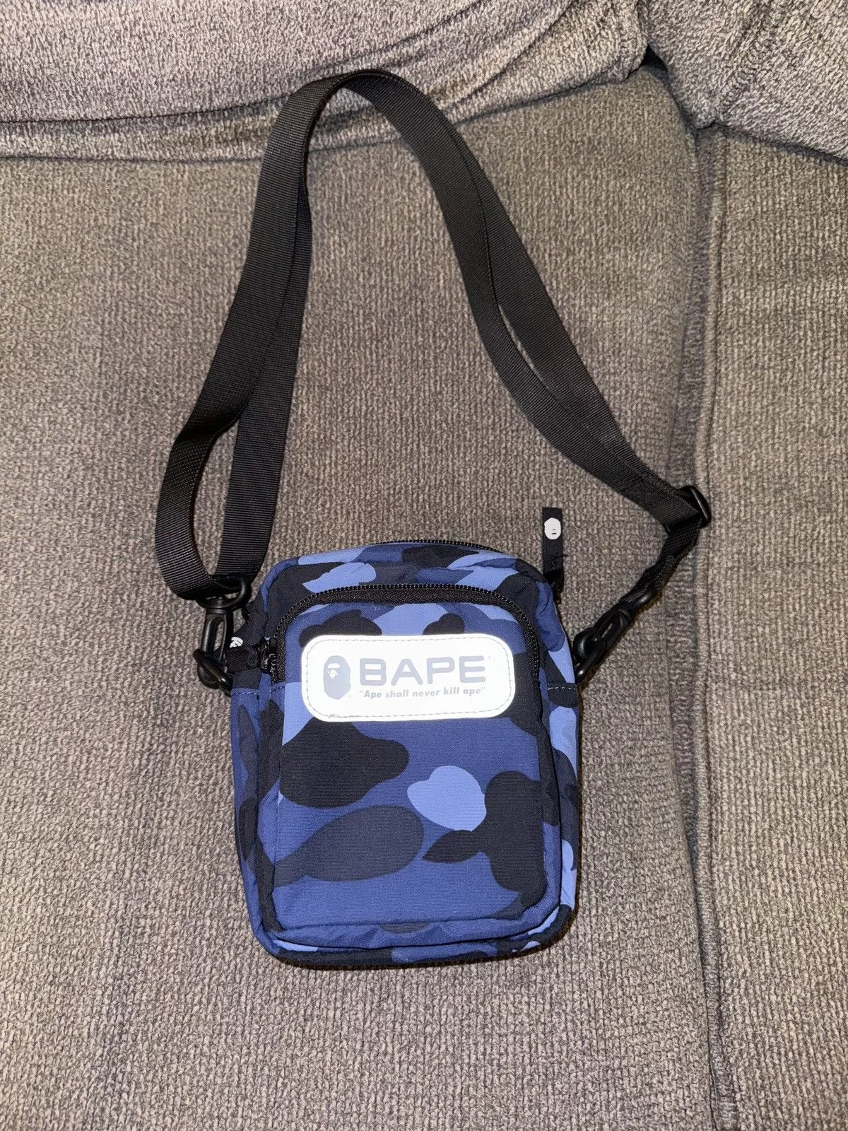Bape Bags Luggage Bape shoulder bag Blue