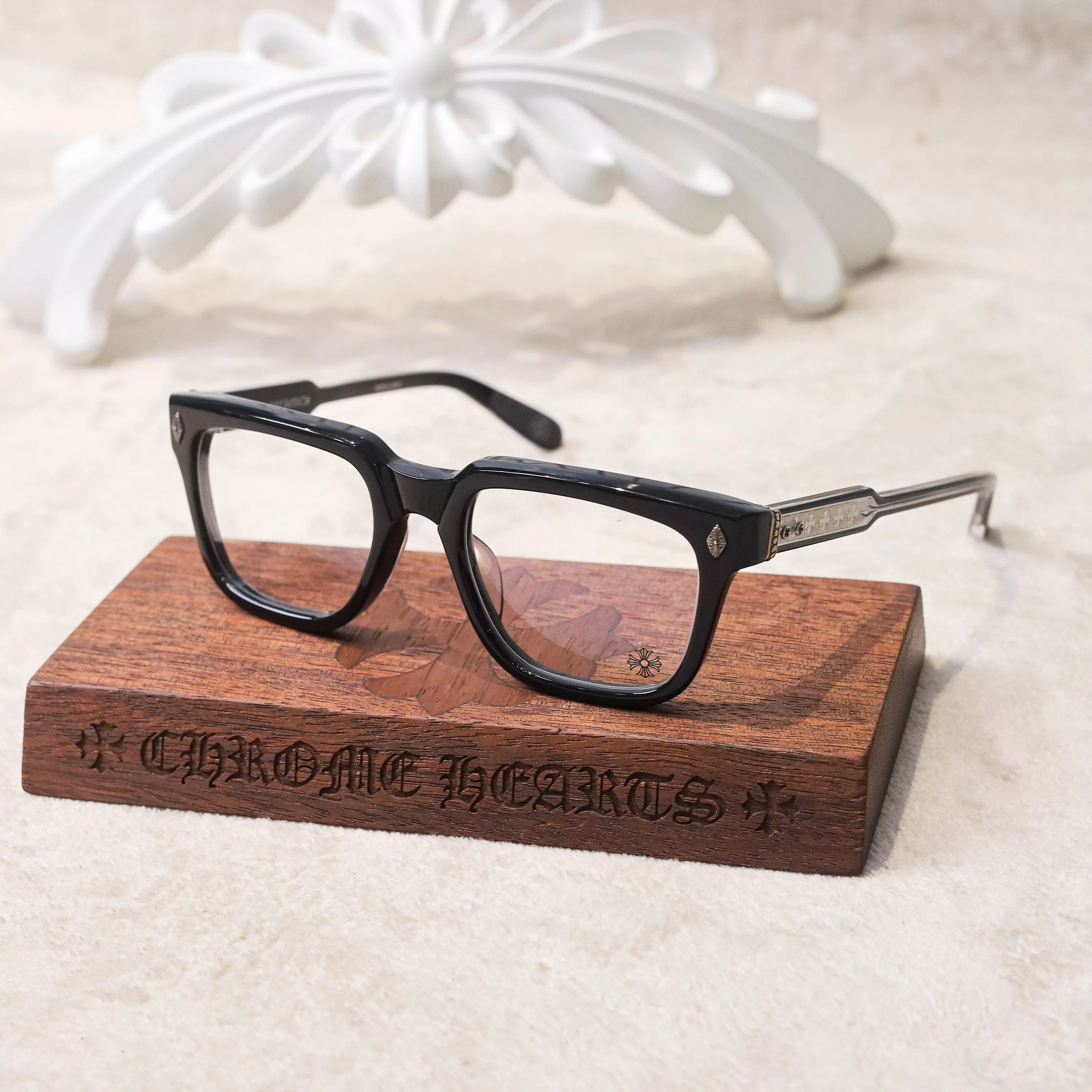 Chrome Hearts Glasses CHROME HEARTS Ambidixtrous BLACK