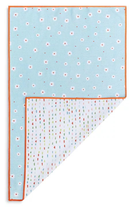 Absorbent 2 Sided Towel Micro Daisy