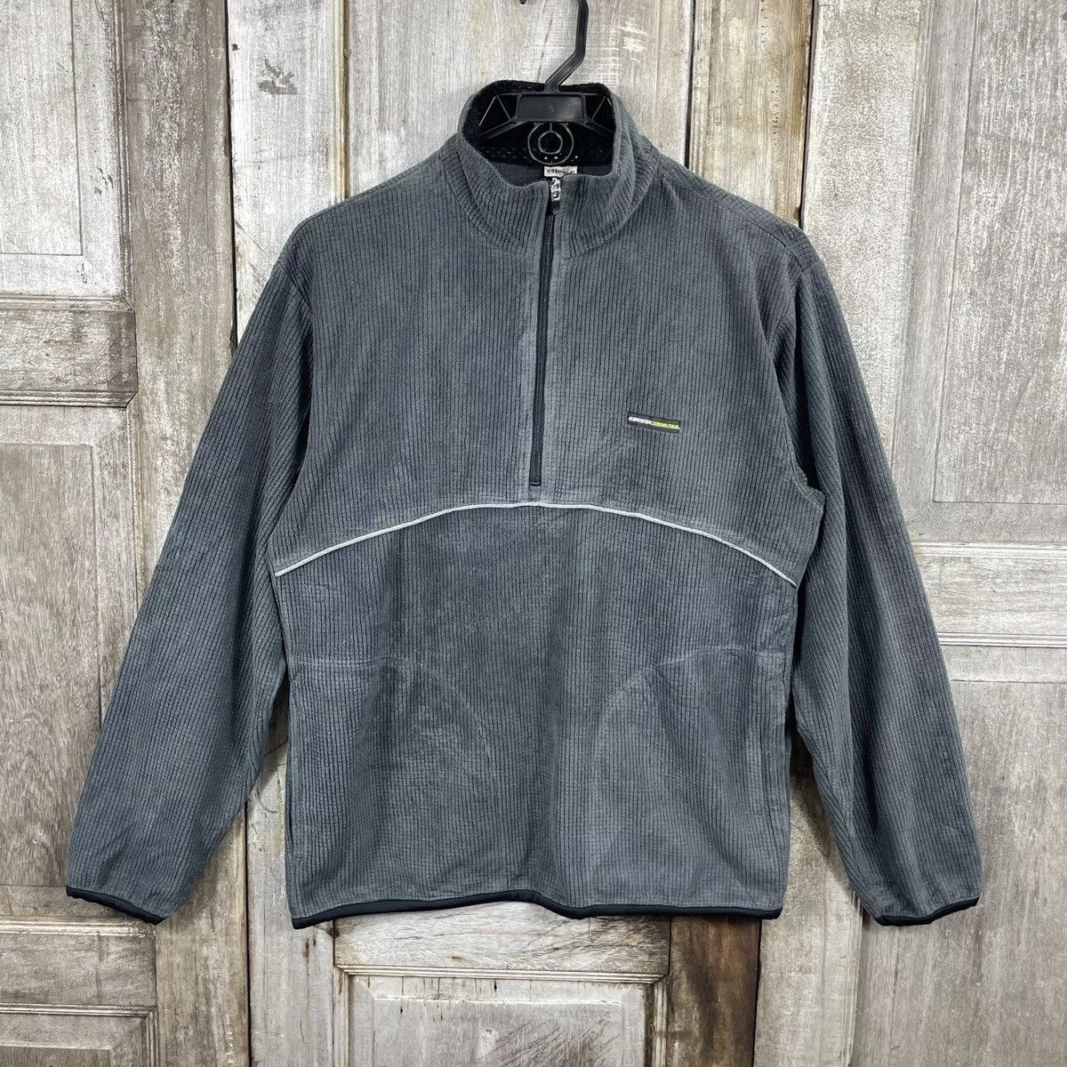 Ellesse Light Jackets Ellesse × Vintage Vintage Ellesse Half Zipper Light Jacket Gray