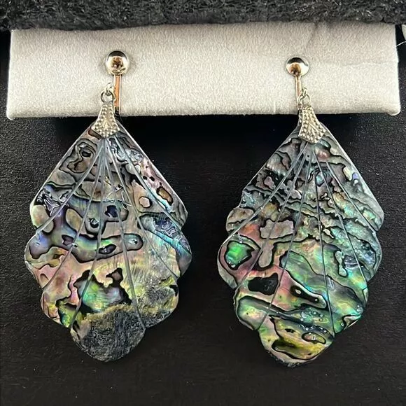 Other Earrings Other Statement Earrings Abalone Shell Dangle Drop Cli Cosplay Cos Multi Avant-Garde