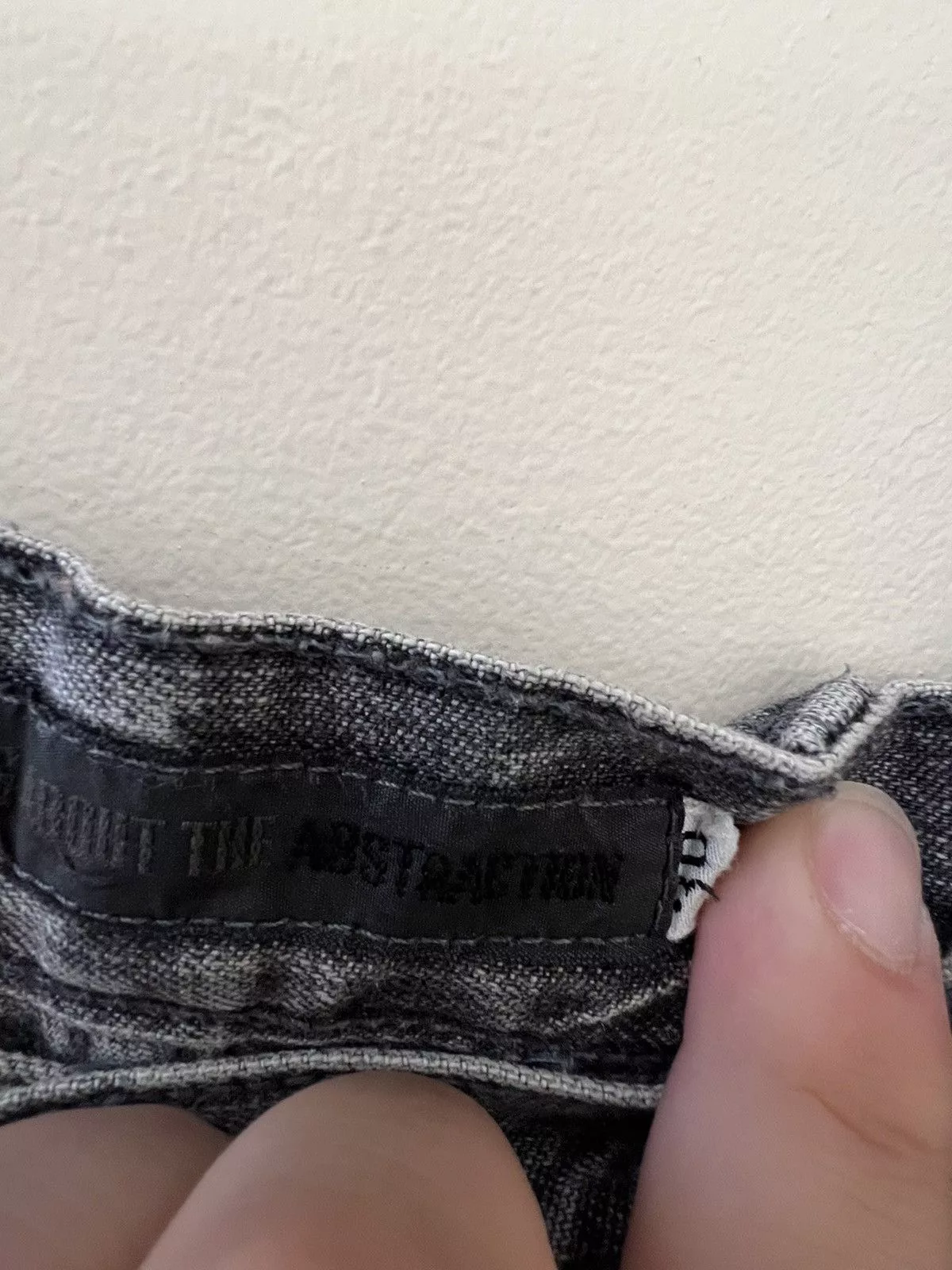 TALKING ABOUT THE ABSTRACTION Denim Talking About the Abstraction Jeans Gray