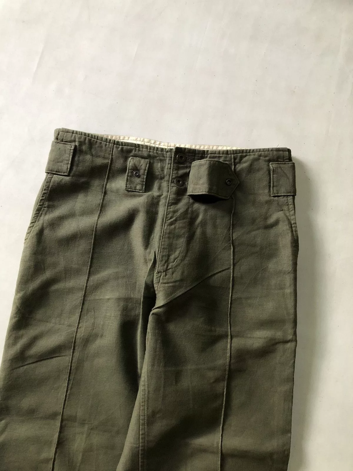 Final Home Casual Pants Final Home × Issey Miyake Vintage Military Trouser pants Final Home Green