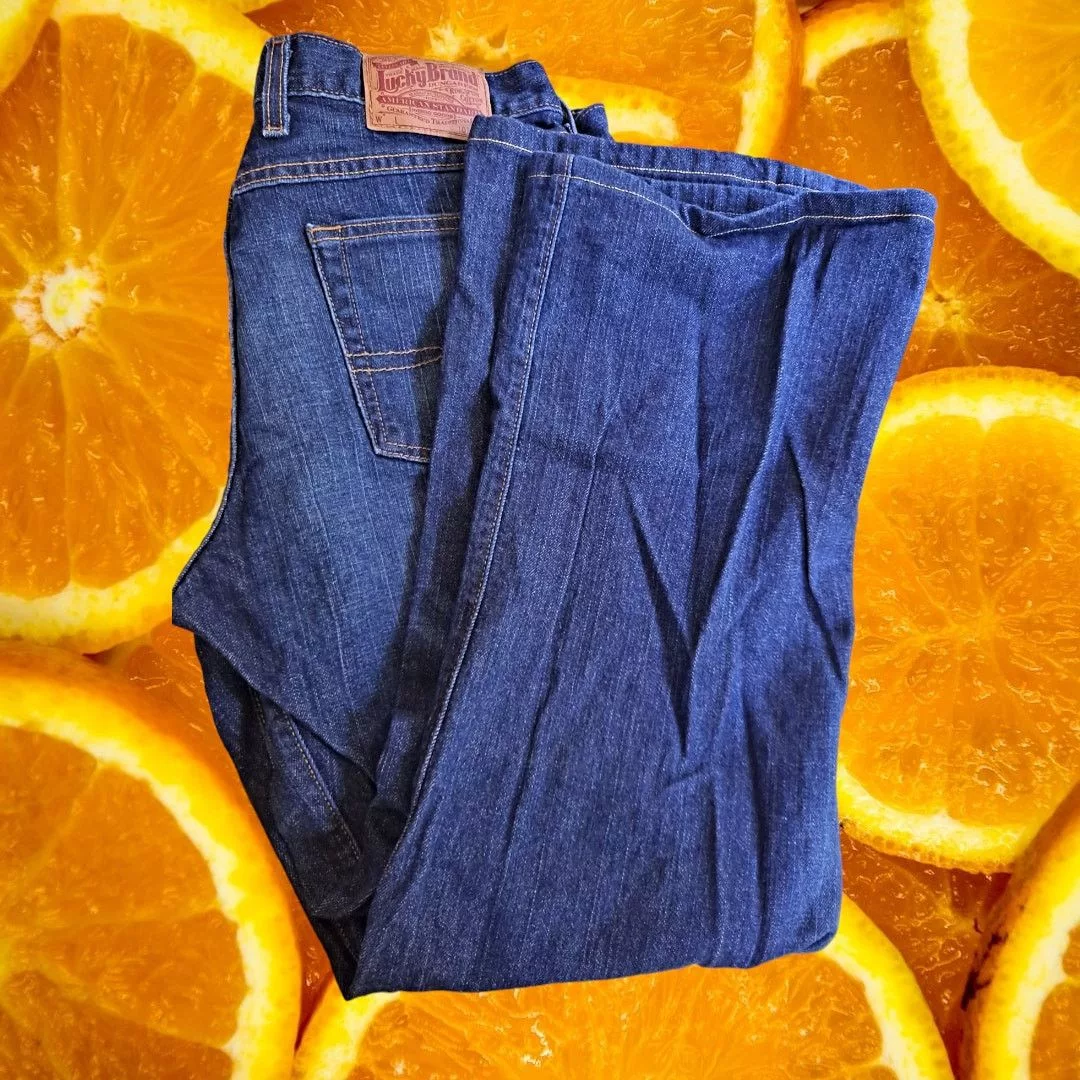 Lucky Brand Jeans Lucky Brand Denim Jeans Straight Leg Short Inseam Size 32 Blue
