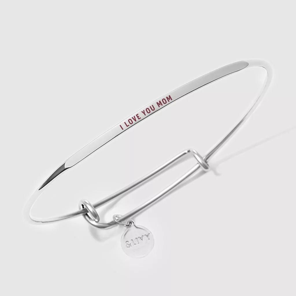 I Love You Mom Bangle