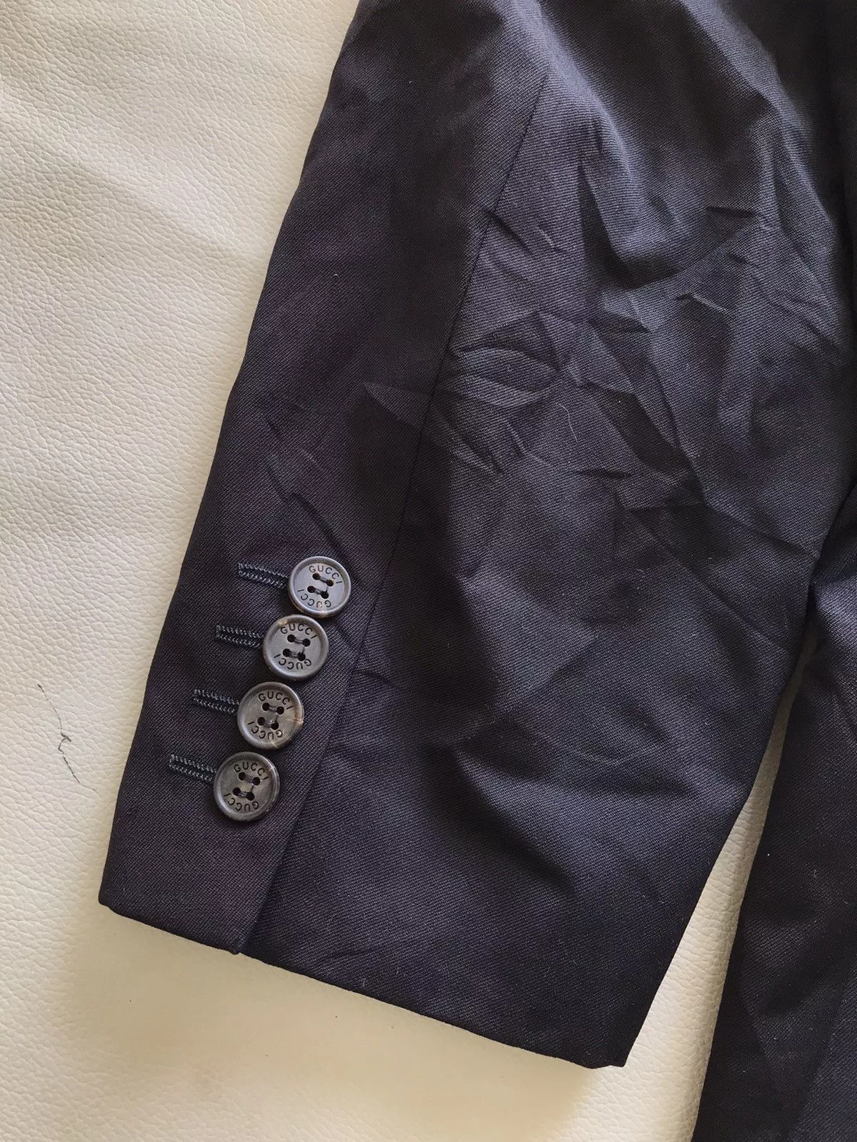 Gucci Light Jackets Vintage Gucci Blazer Suit Jacket Black