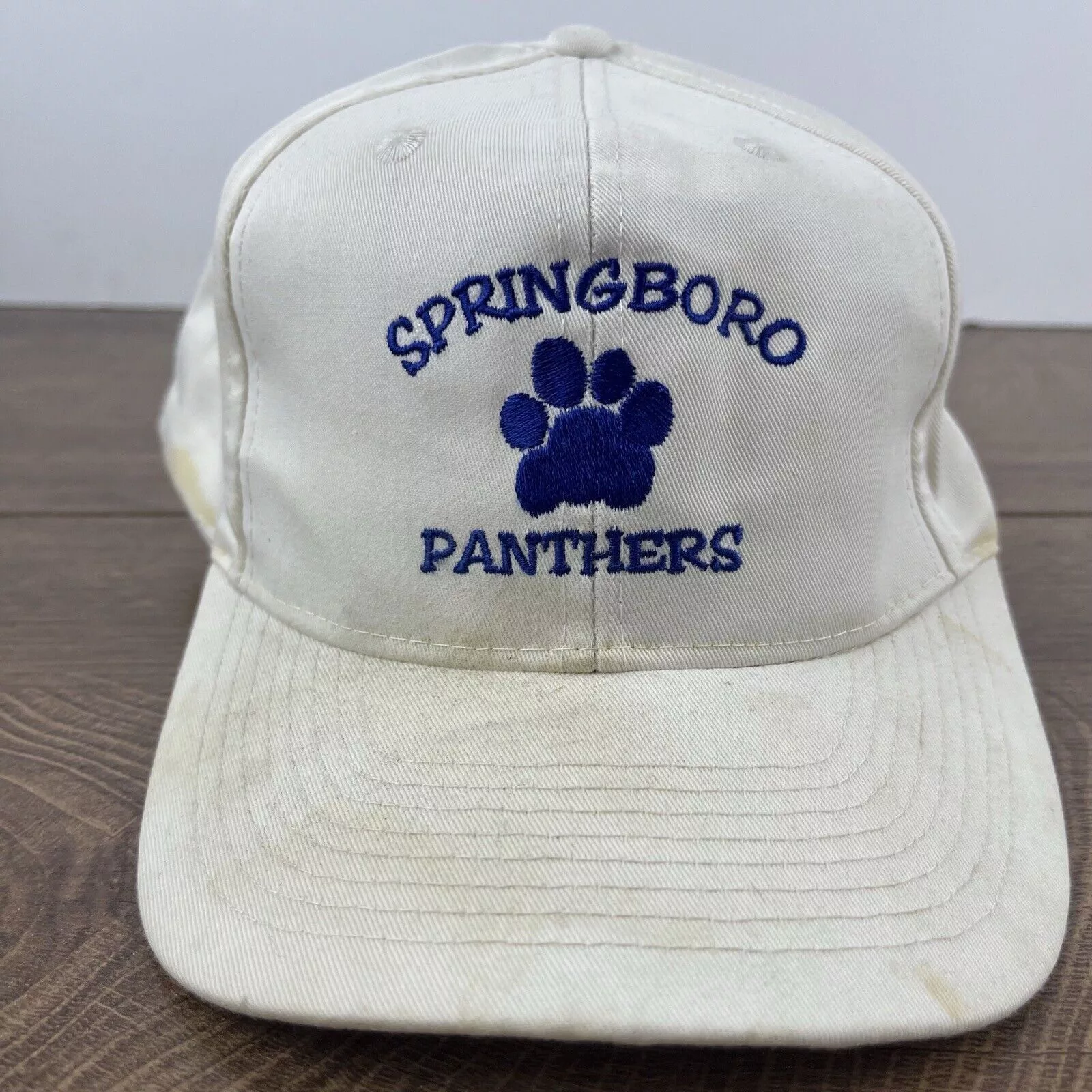 Other Hats Other Springboro Panthers Hat White Cap Hat Springboro Adjustable