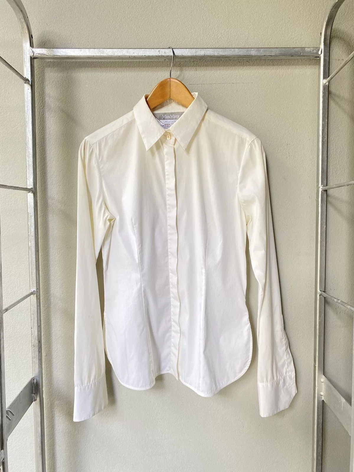 Max Mara Button Ups Max Mara Maxmara off white shirt