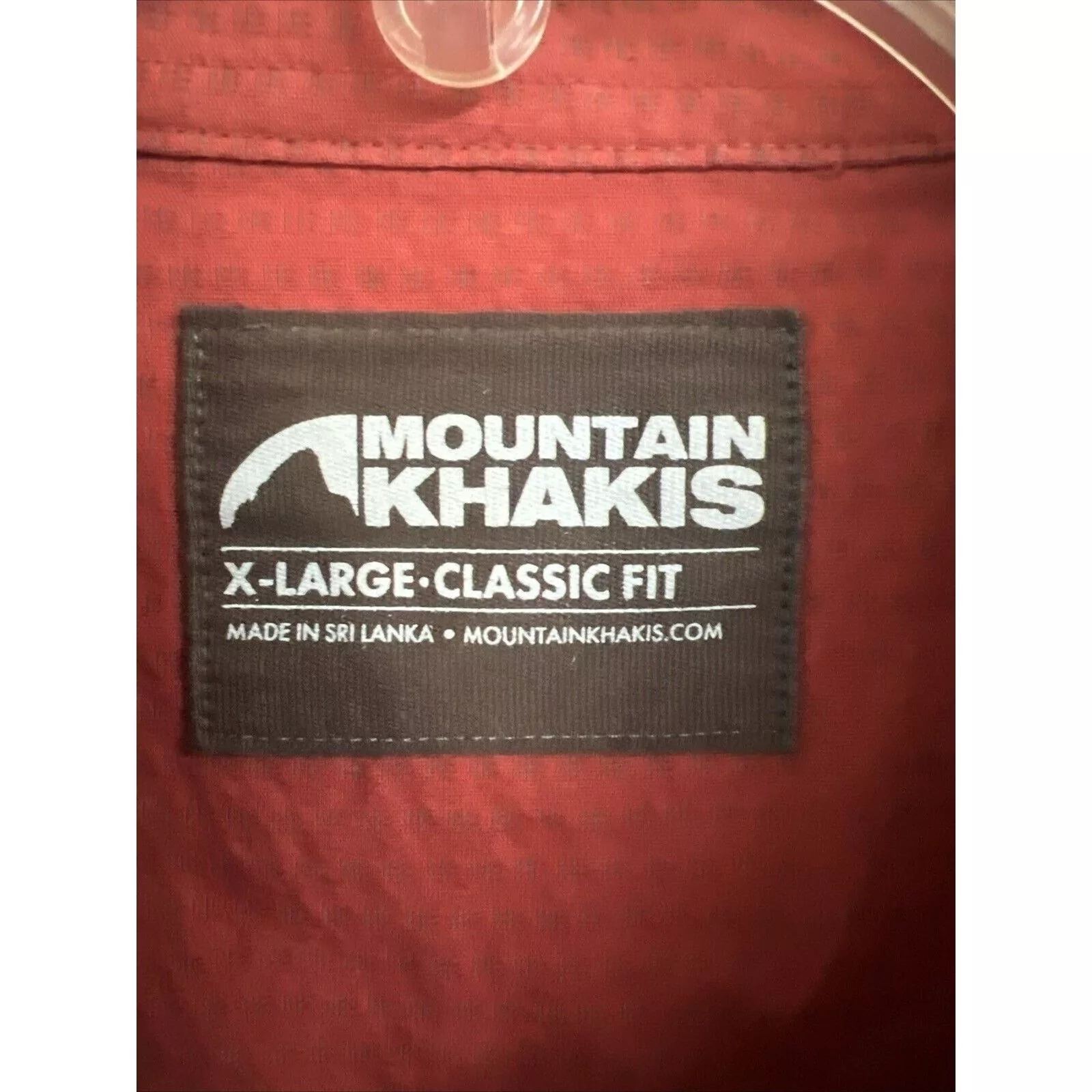 Mountain Khakis Shirts Button Ups EUC Mountain Khakis Shirt XL Red Short Sleeve Button Up