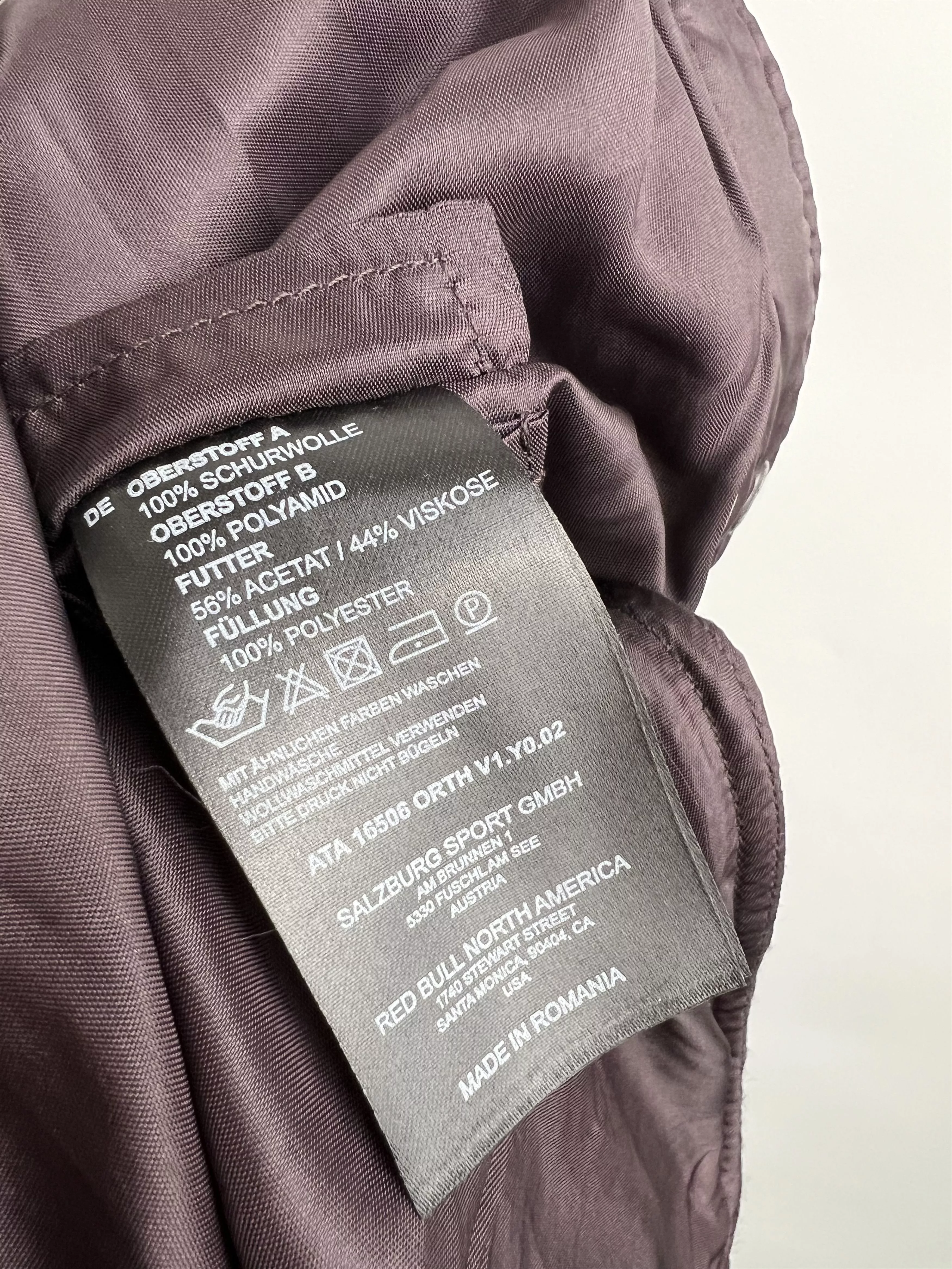 Designer Light Jackets Designer × Other Alpha Tauri Men's Wool Nylon Jacket Overshirt Size XL Red
