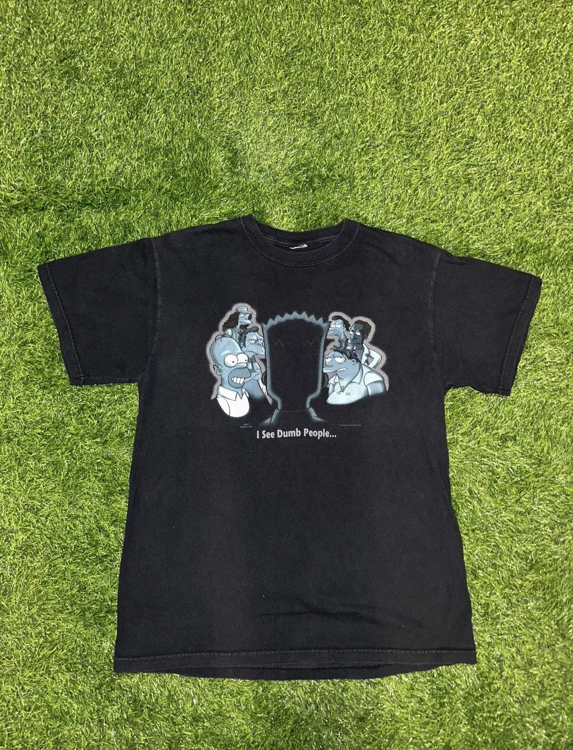 The Simpsons Short Sleeve T Shirts The Simpsons × Vintage The Simpsons I See Dumb People Tee Shirt Size Small Multi