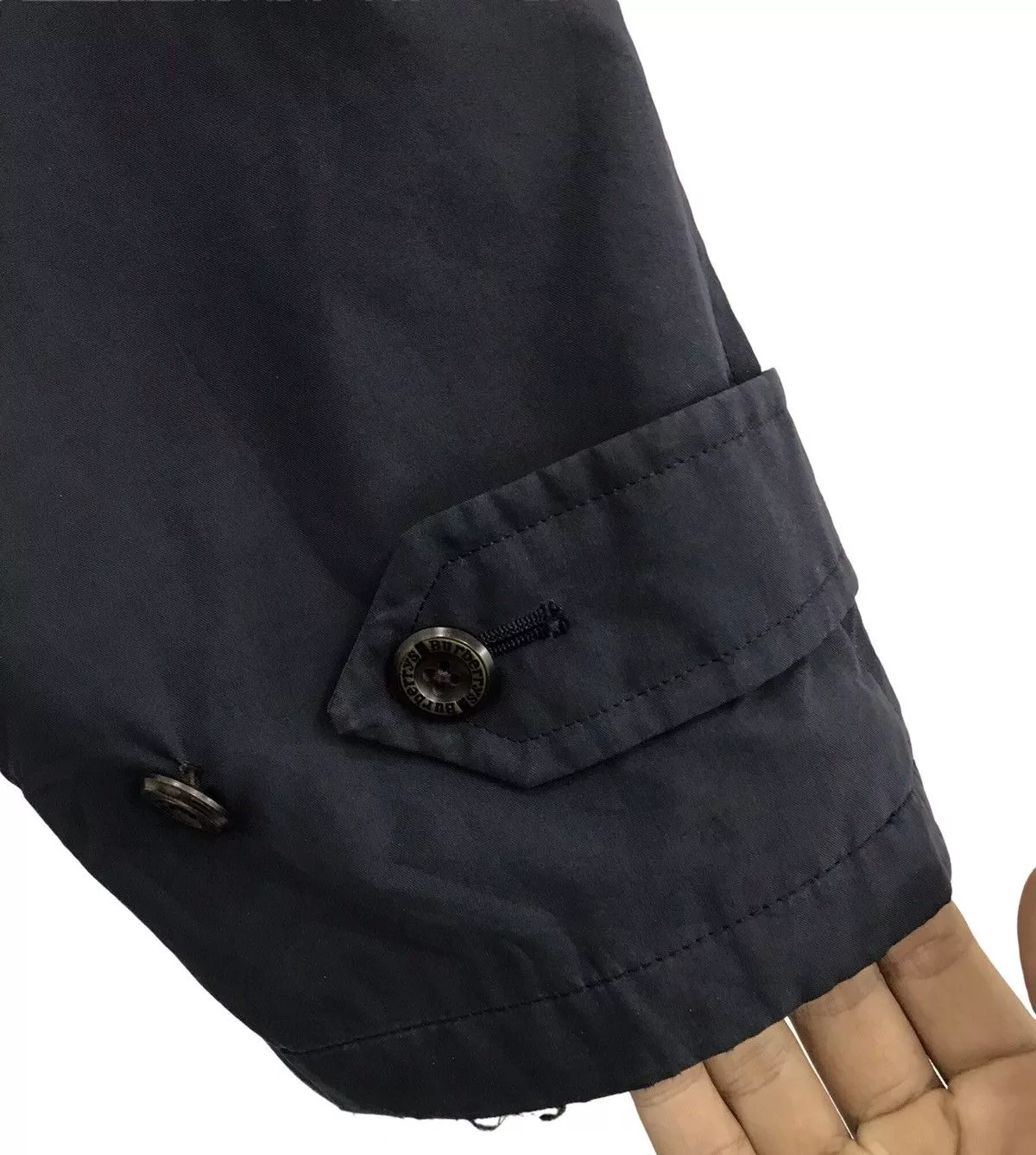Burberry Light Jackets BURBERRYS LONG JACKET Blue