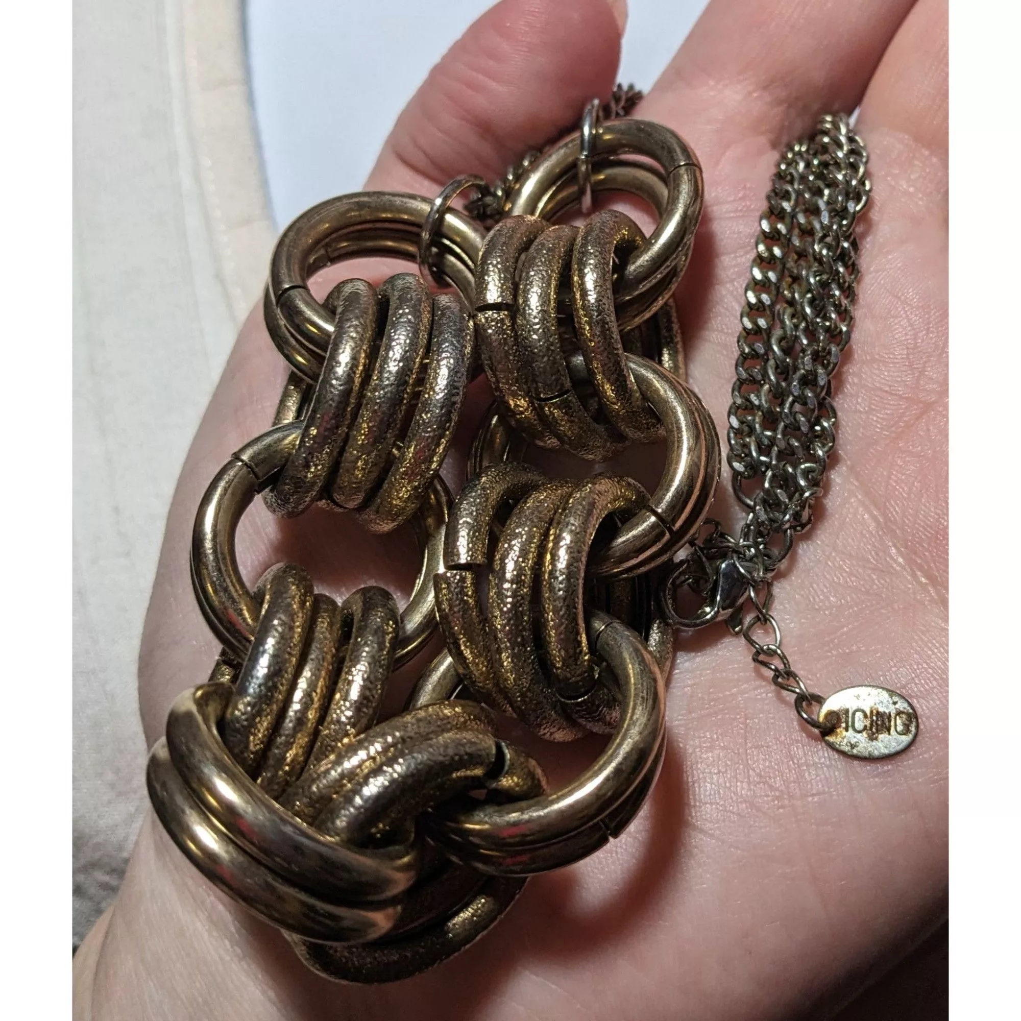 Other Necklaces Other Icing Y2K Glam Chunky Gold Ring Necklace