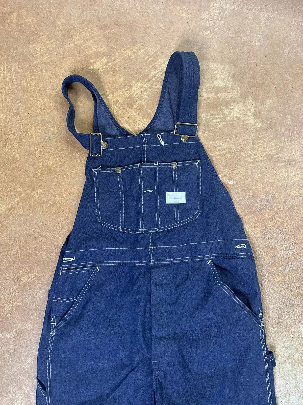 Sears Overalls Jumpsuits 70s Sears Tradewear Overalls Blue