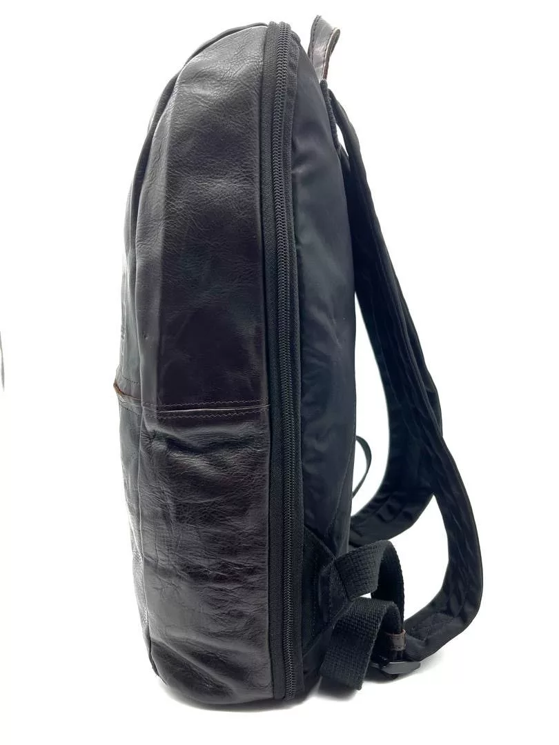 Leather Bags Luggage Leather Backpack Doublee Marvest Compration Brown