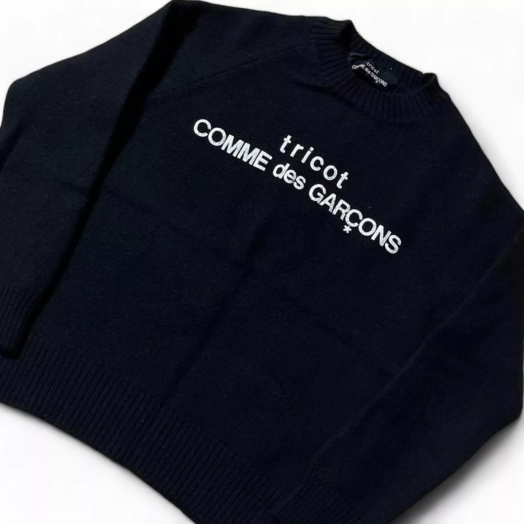 Comme des Garcons Sweaters Knitwear Comme Des Garcons - S AW99 Tricot Knit Sweater Black Vintage