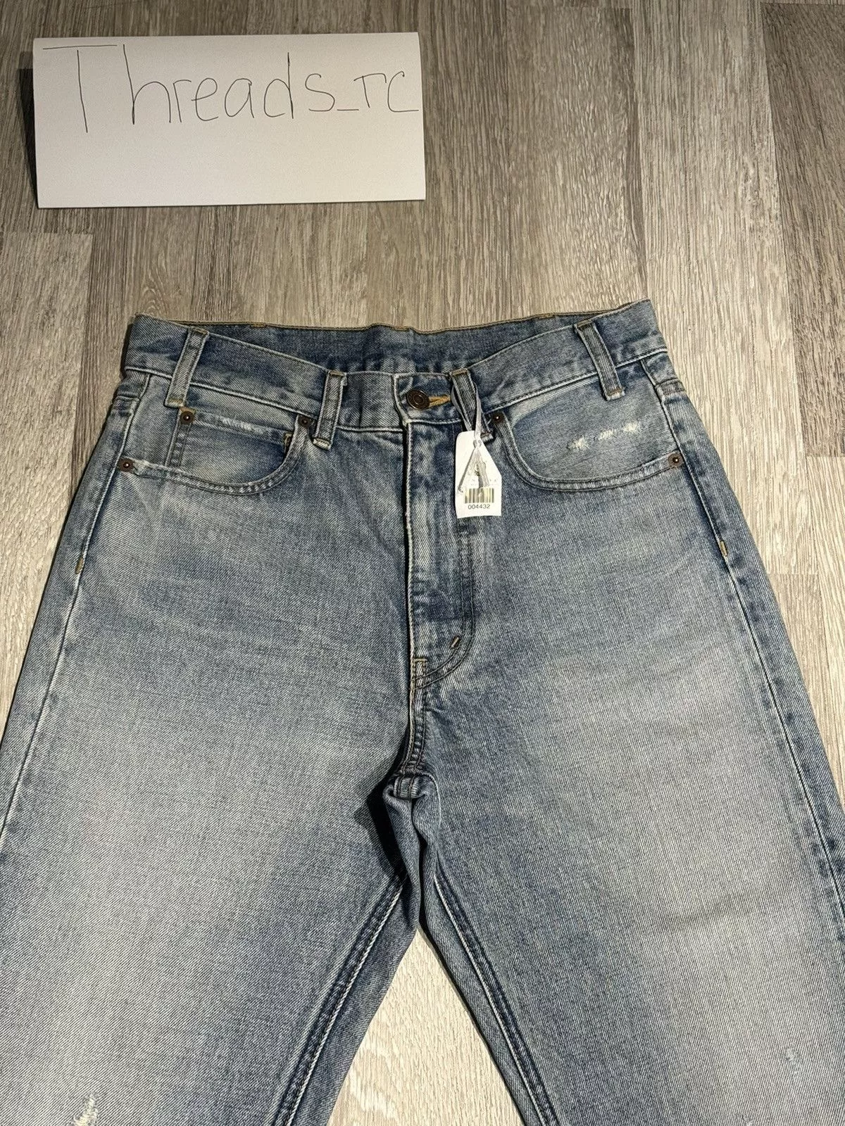 Celine Jeans CELINE DISTRESSED JEANS Blue