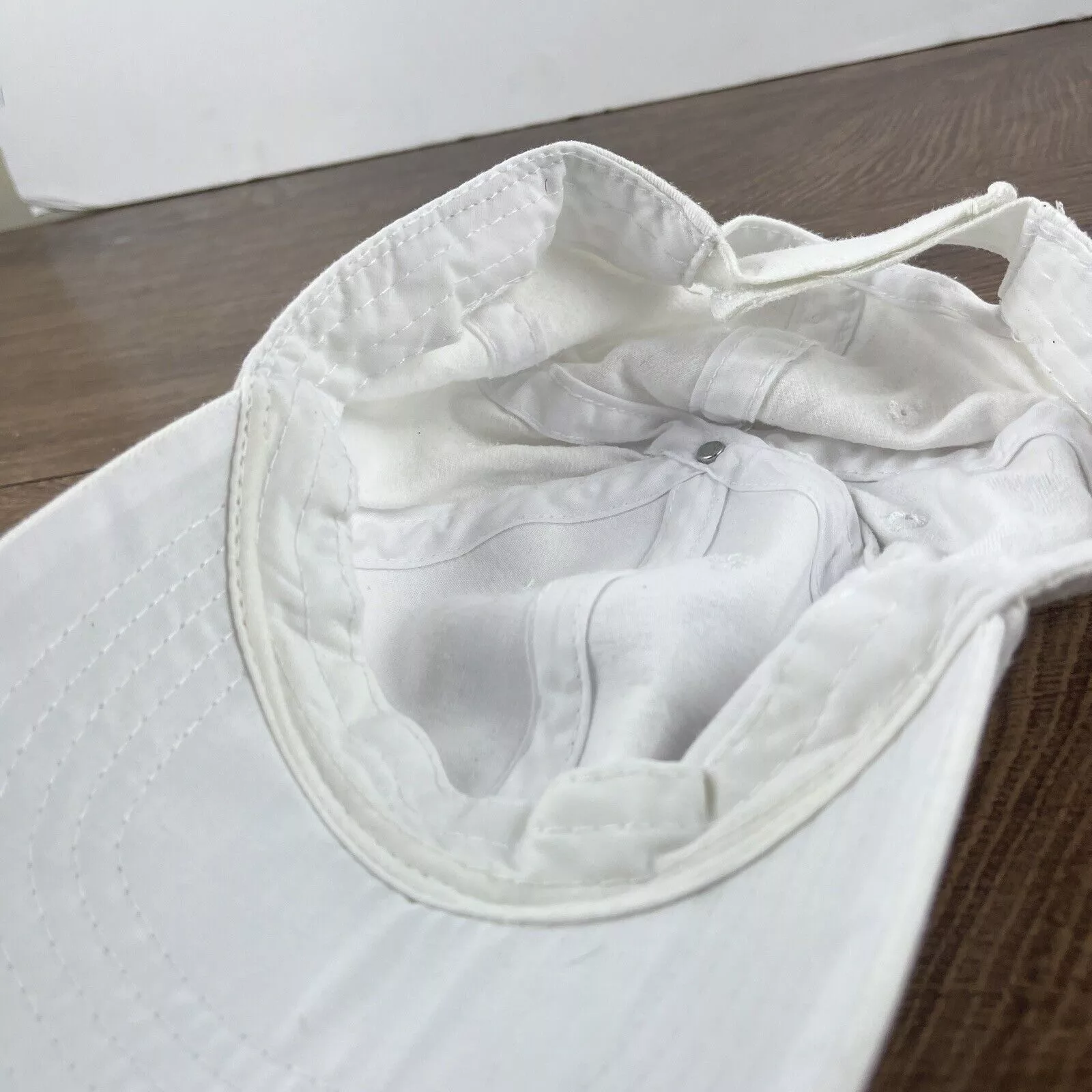 Other Hats Other White Baseball Hat Plain White Hat Adjustable Adult Size Hat