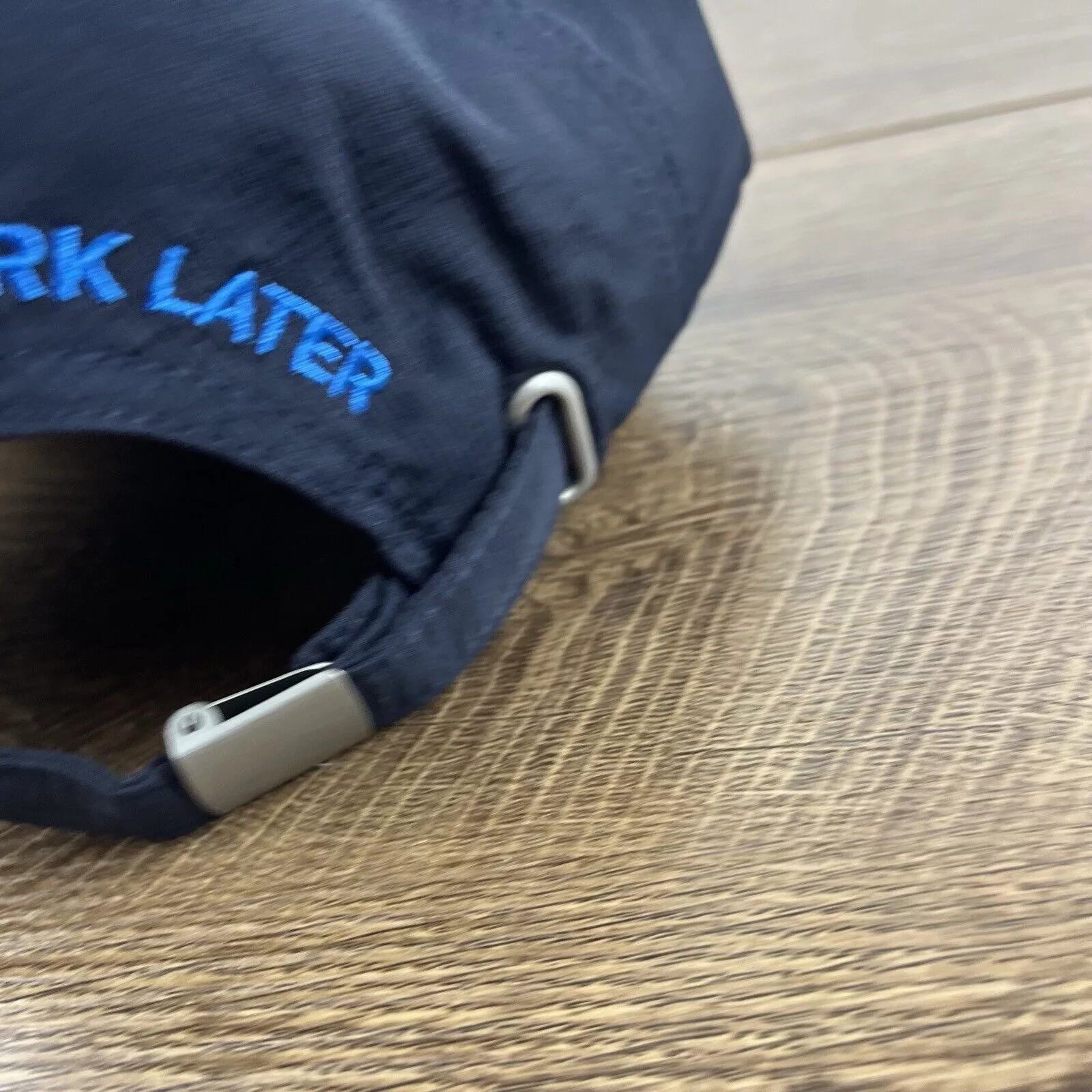 Other Hats Other Golf Now Hat Golf Now Work Later Hat Blue Cap Adjustable Blu