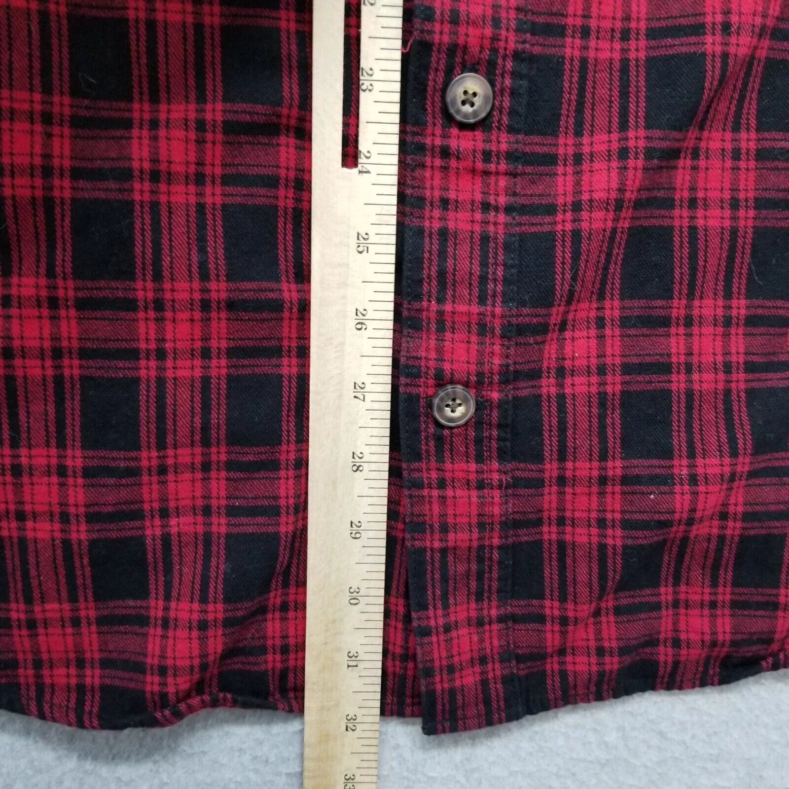 Duluth Trading Company Shirts Button Ups Duluth Trading Company Duluth Trading Flannel Shirt L Plaid Button Up Long Sleeve Red