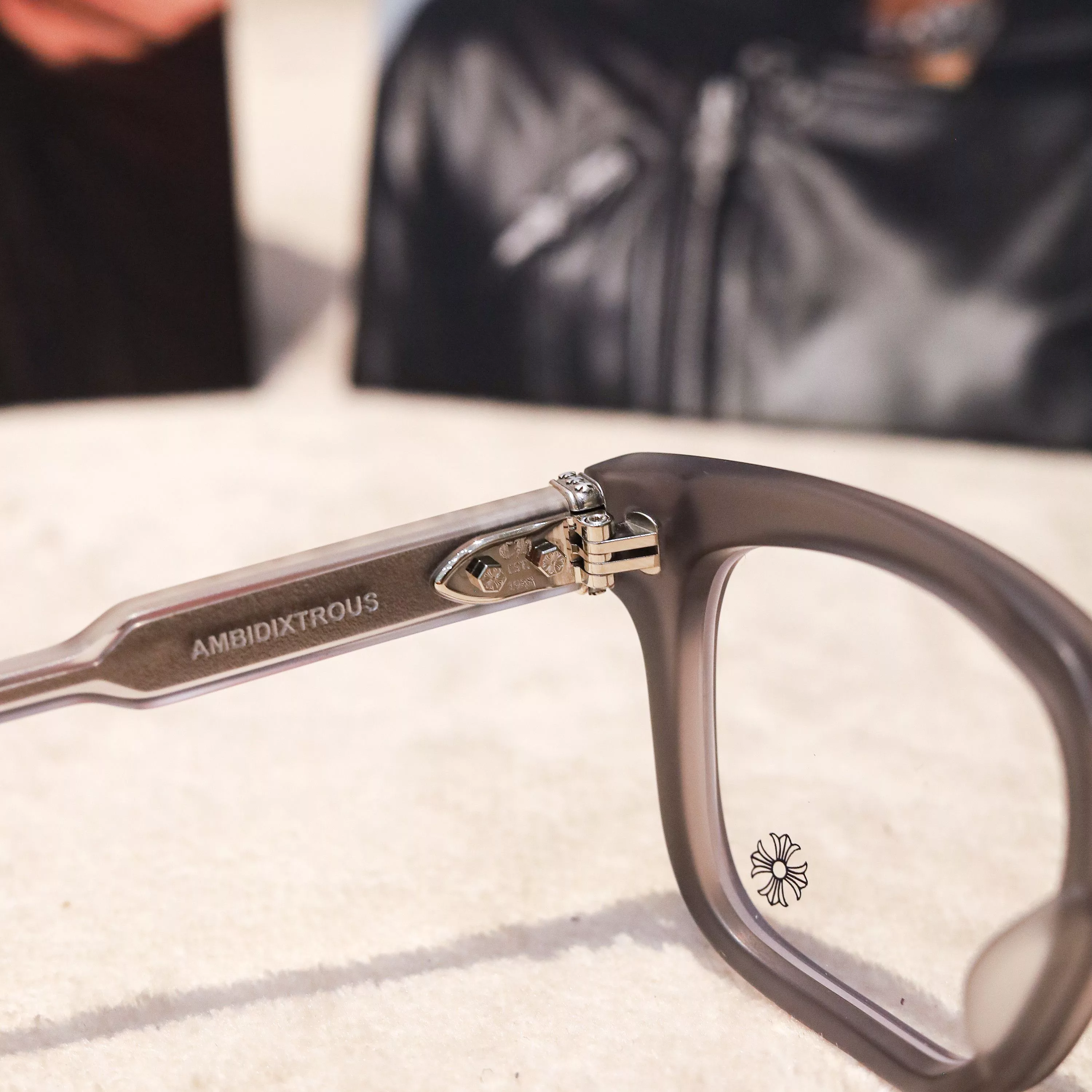 Chrome Hearts Glasses CHROME HEARTS AMBIDIXTROUS MATTE GRAPHITE Multi