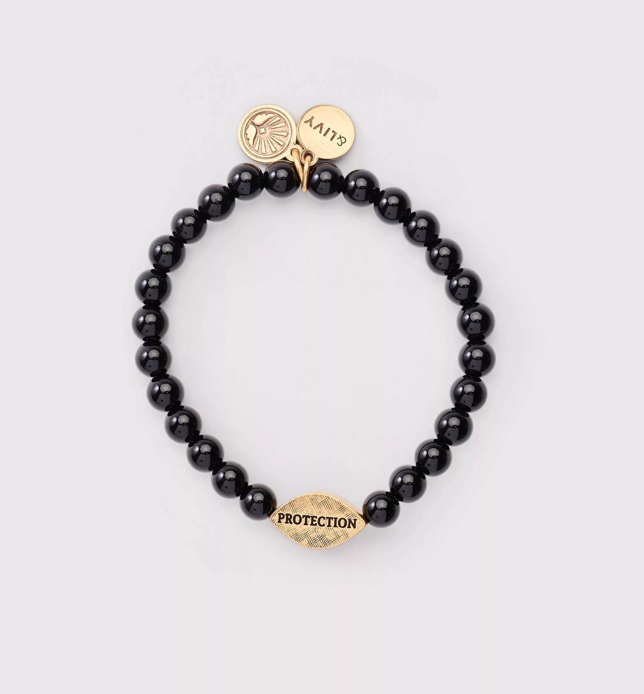 Divine Grounding Onyx Stretch Bracelet