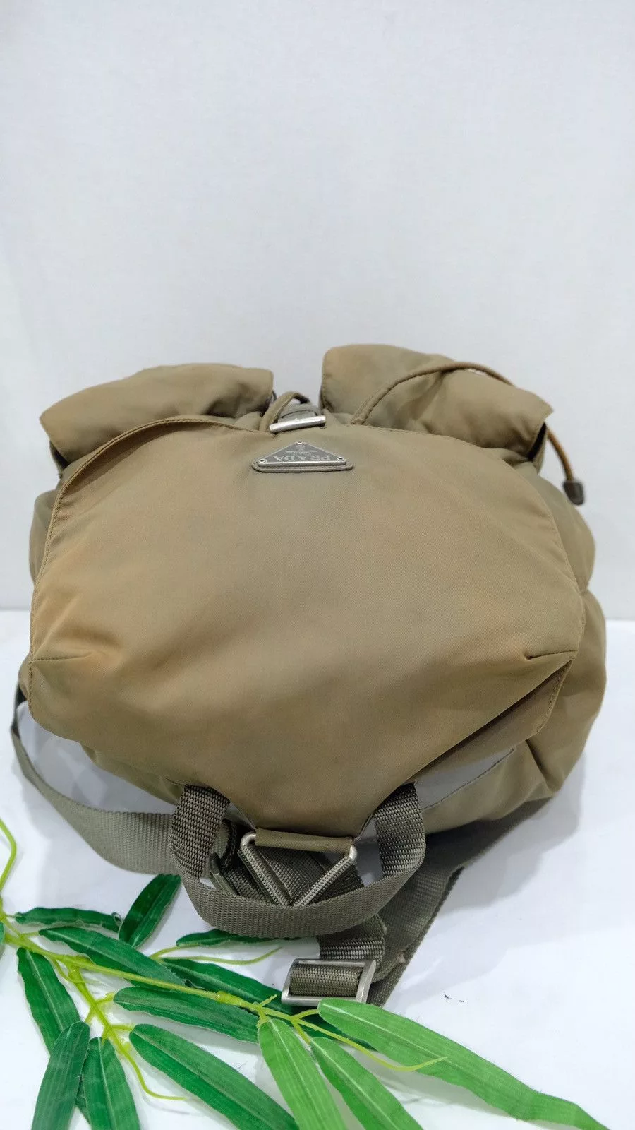 Prada Backpacks Authentic vintage Prada brown nylon backpack double pocket