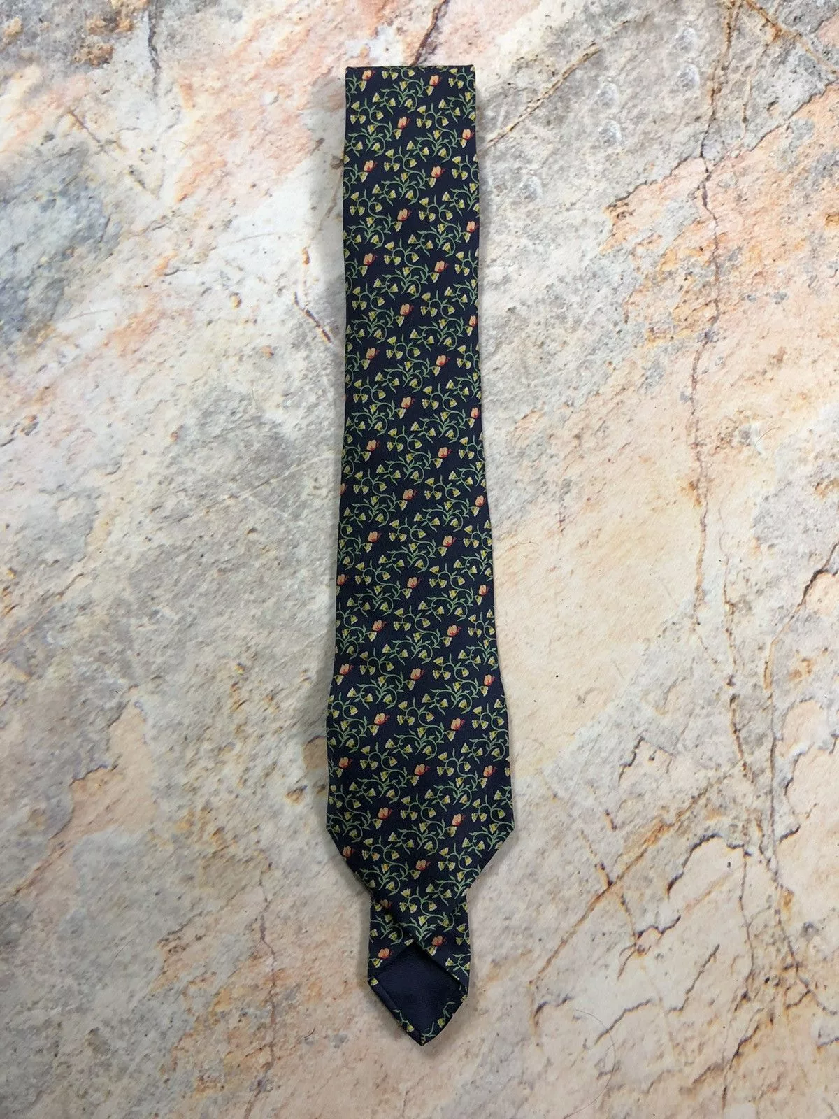 Hermes Ties Pocketsquares Hermes silk tie Green