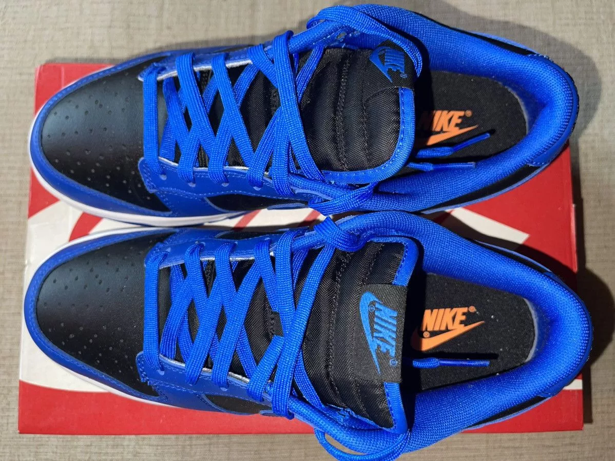 Nike Casual Leather Shoes Nike Dunk Low Retro Hyper Cobalt Multi