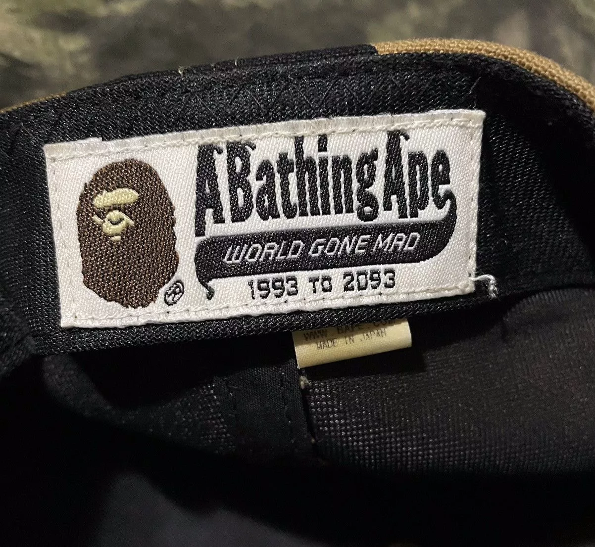 Bape Hats Bape 1st Camo Snapback Cap Green