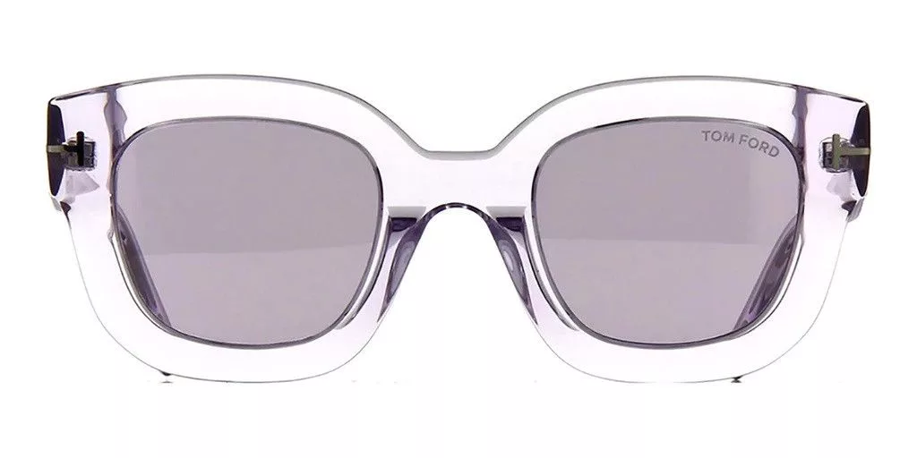 Tom Ford Sunglasses TOM FORD PIA TF659 78Z VIOLET CRYSTAL SQUARE SUNGLASSES Multi
