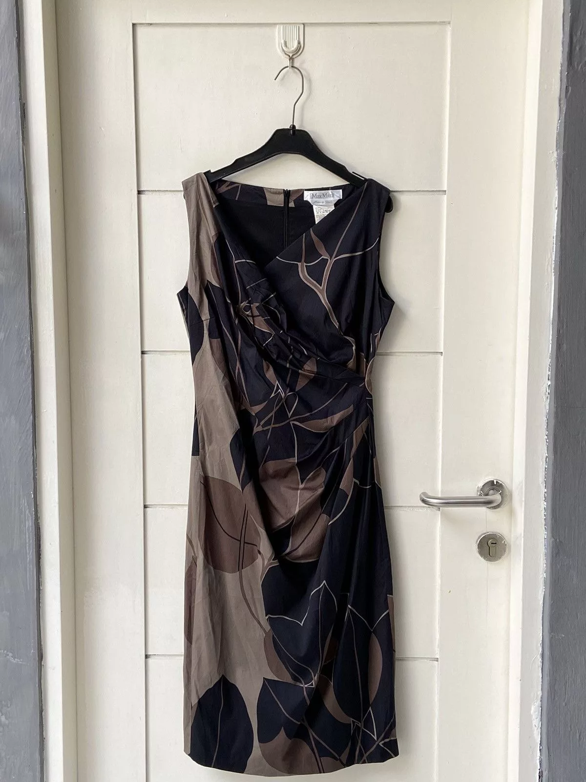 Max Mara Midi Dresses MAX MARA Patterned Dress Brown