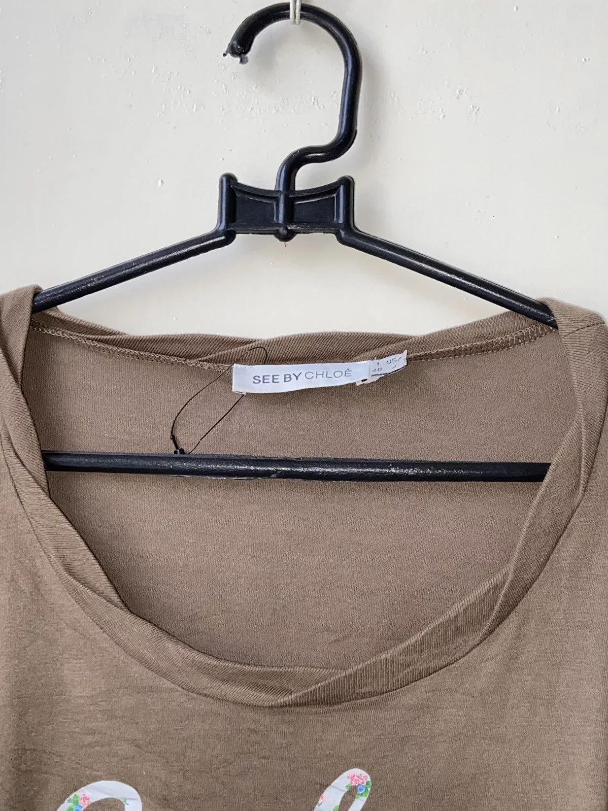 See by Chloe Short Sleeve T Shirts SEE BY CHLOE Brown T-Shirt