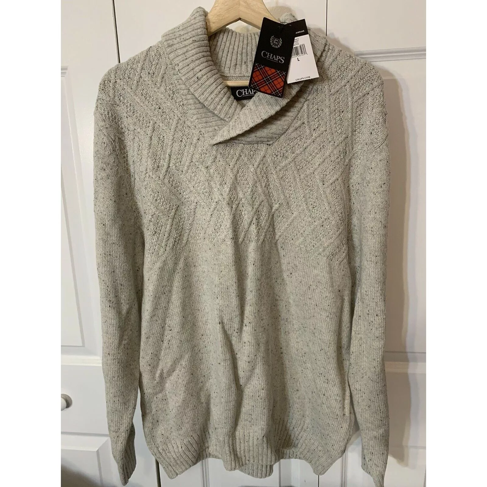 Chaps Sweaters Knitwear New Chaps Men’s Sz XL Tan Sweater Cowl Neck NWT Pullover Brown