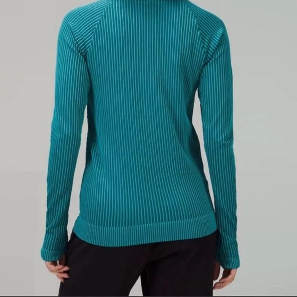 Lululemon Sweatshirts Lululemon Rest Less Pullover Rib Green Jasper / Oceanic 10